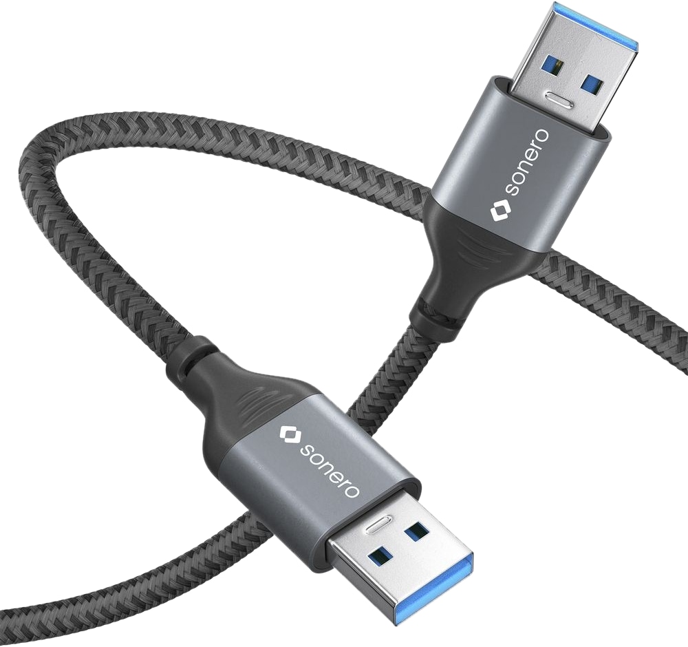 SONERO USB 3.0 Kabel SPC-U050-005 A/A 0,5m grau-schwarz SONERO USB 3.0 Kabel SPC-U050-005 A/A 0,5m grau-schwarz