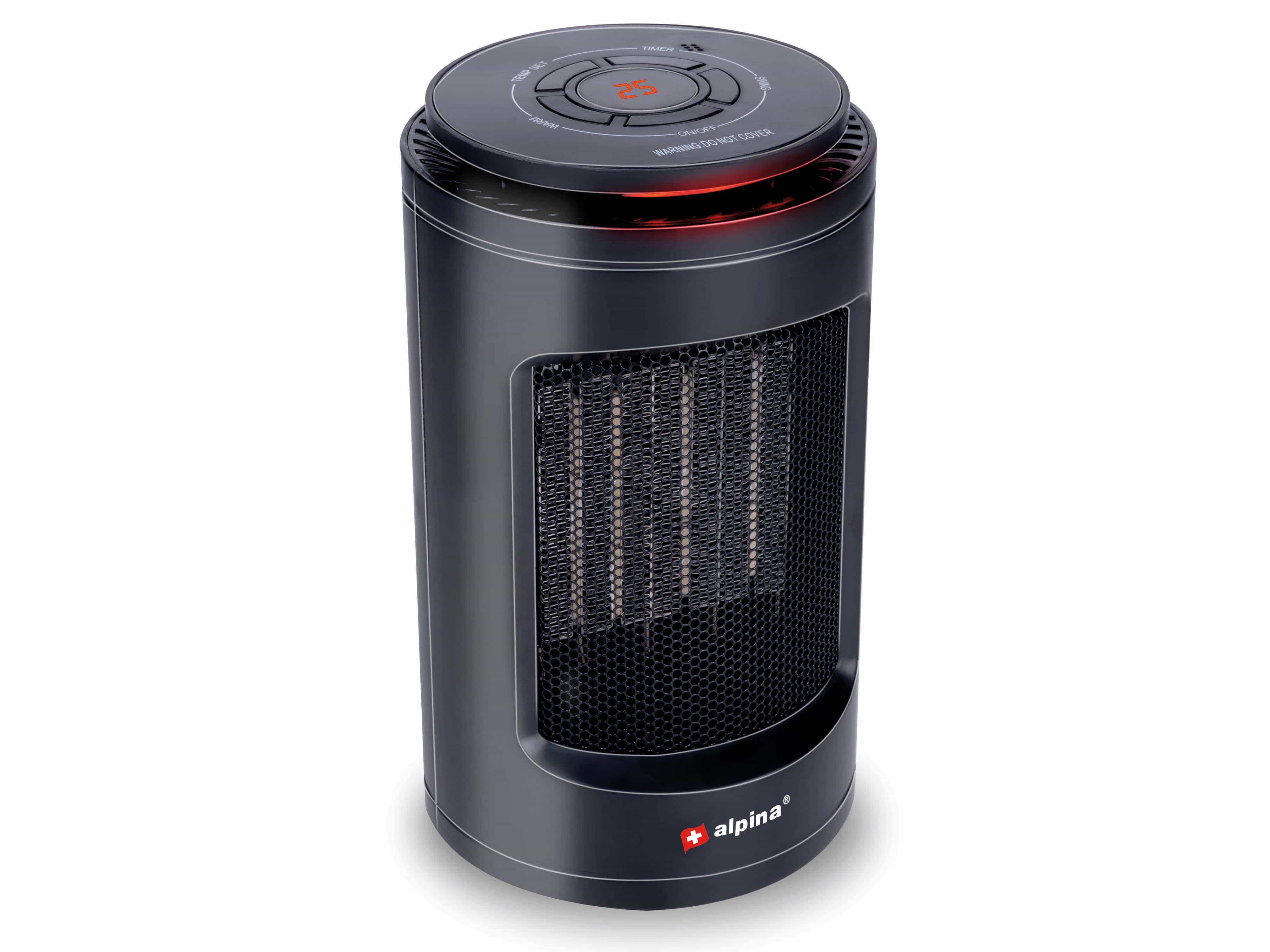 ALPINA Heizlüfter, 2in1, 1200 W, Heizen+Kühlen, schwarz ALPINA Heizlüfter, 2in1, 1200 W, Heizen+Kühlen, schwarz
