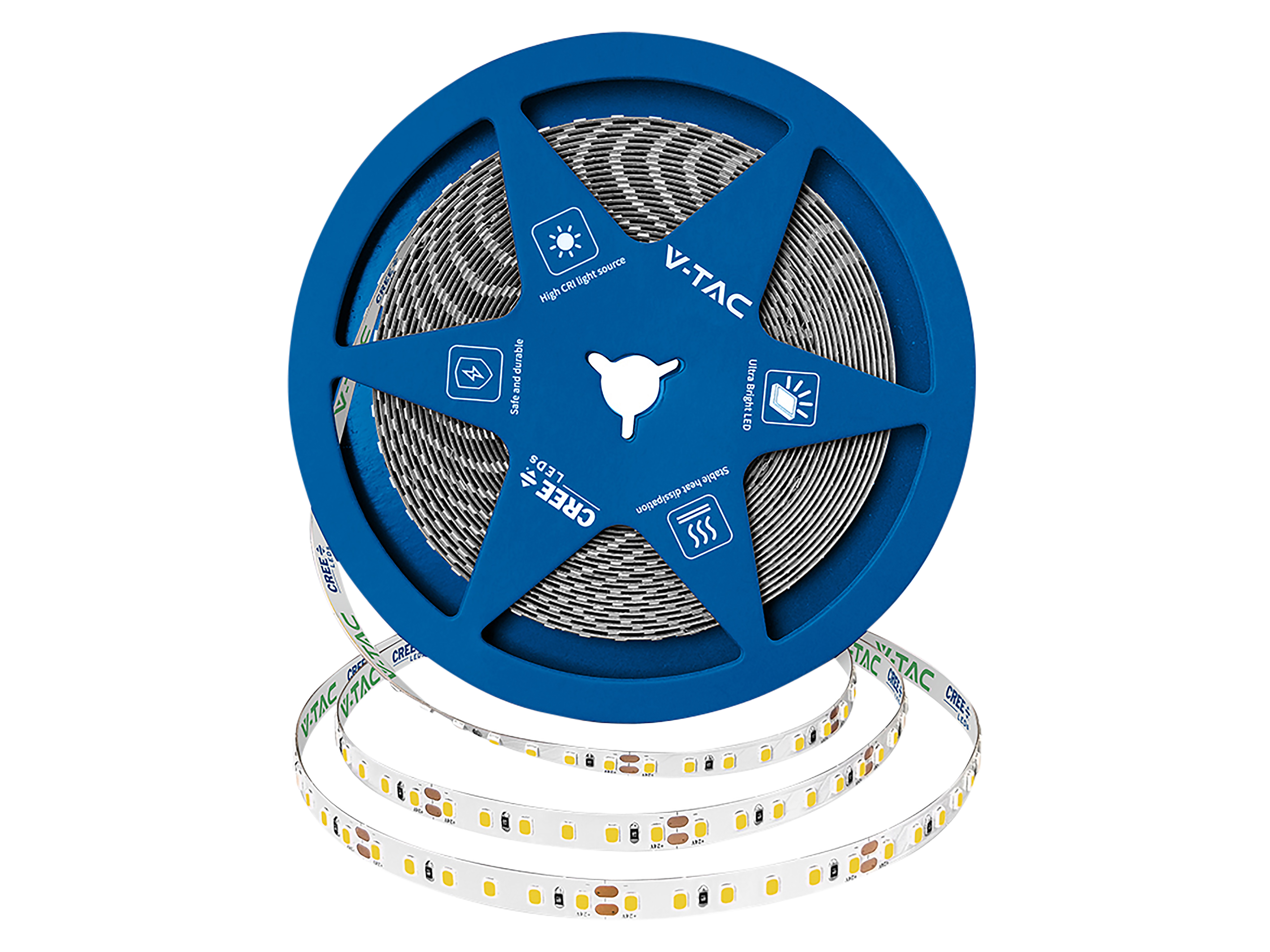 V-TAC LED-Stripe VT-2126246, 100W, EEK: F, 1000lm, 6500K, 120°, 24V, 10m