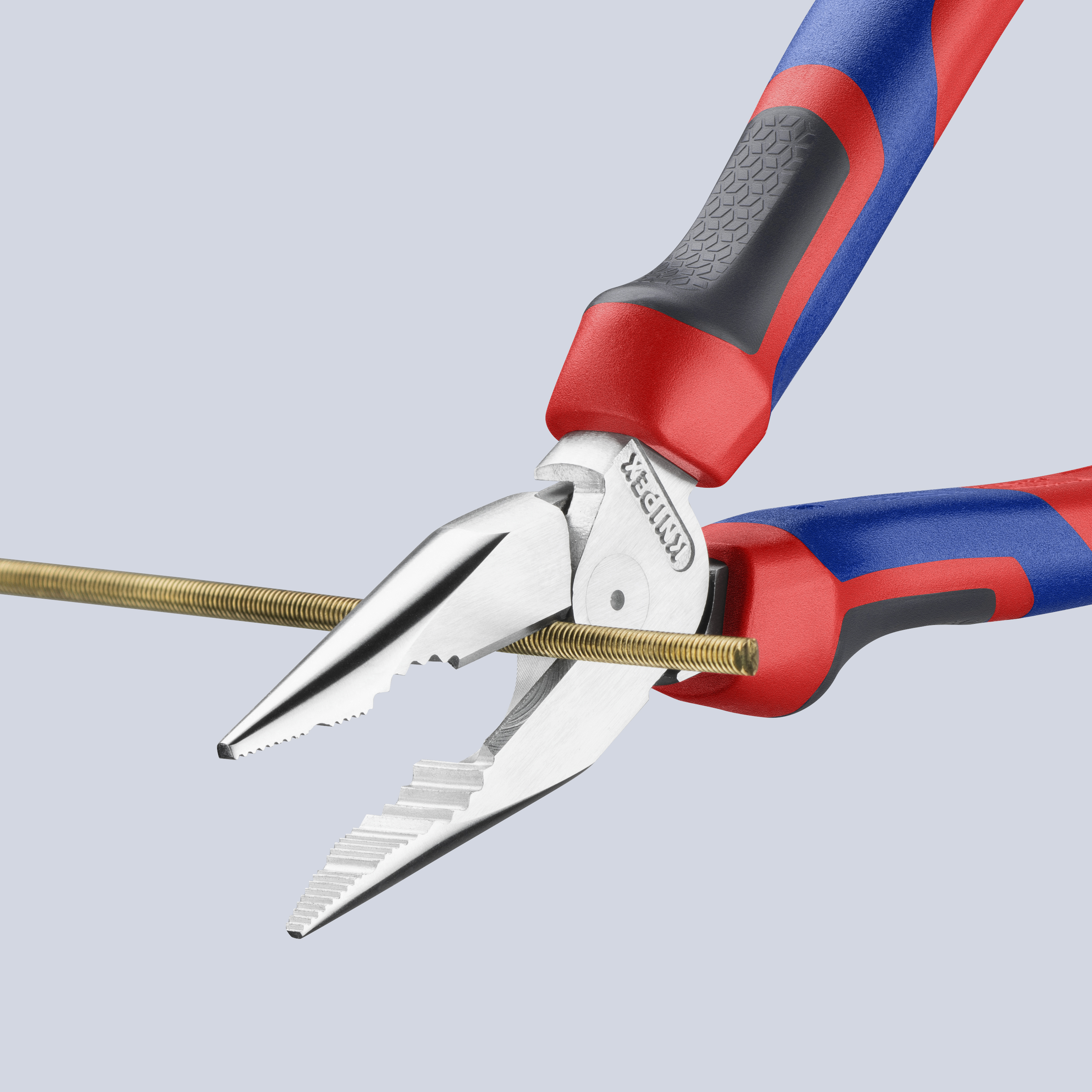KNIPEX Spitz-Kombizange, 08 25 185, 185 mm, Stahl, Kunststoffgriff