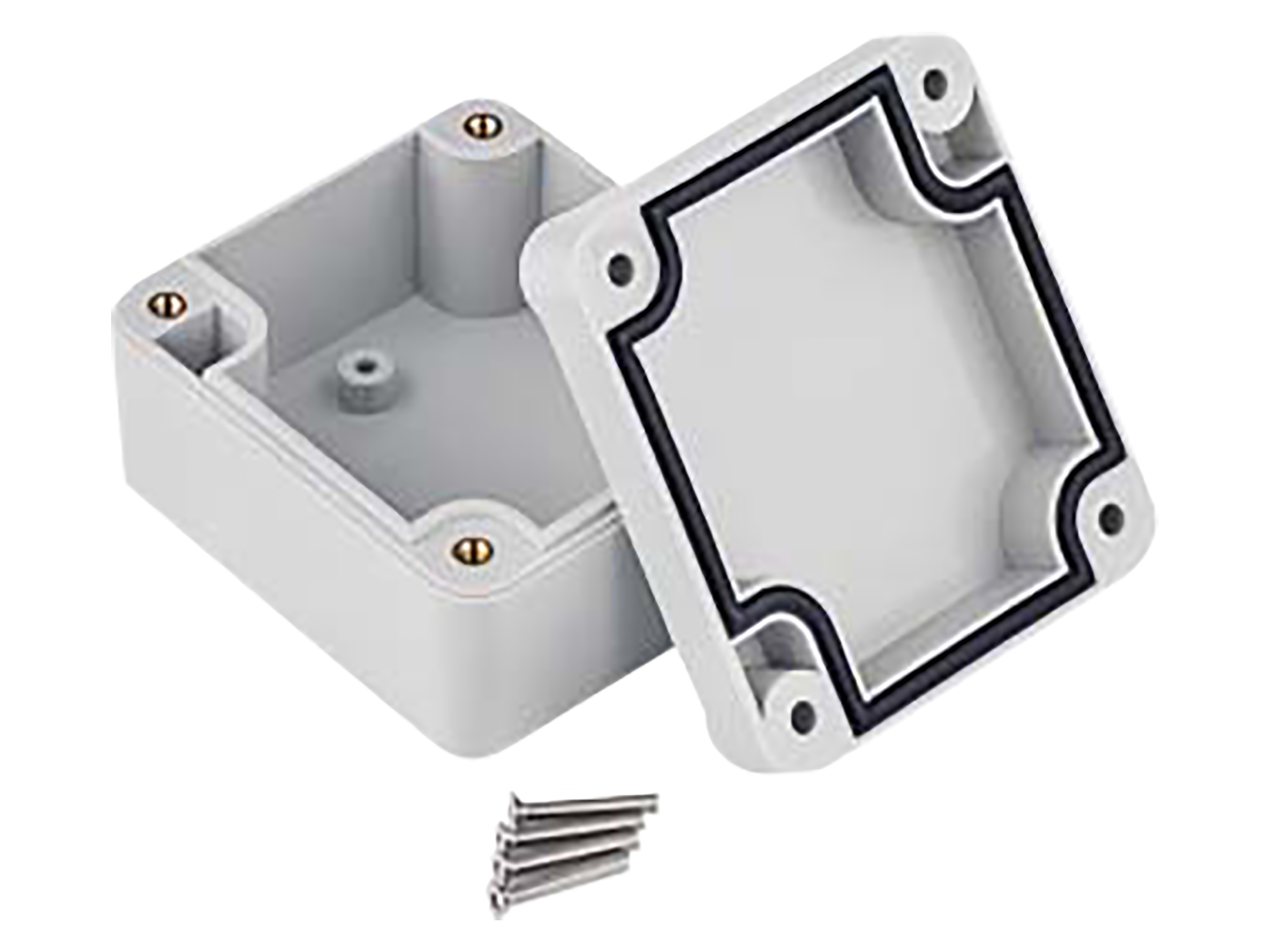 POLLIN ABS-Gehäuse 4U63060604019, 63x57x37 mm, IP67 POLLIN ABS-Gehäuse 4U63060604019, 63x57x37 mm, IP67