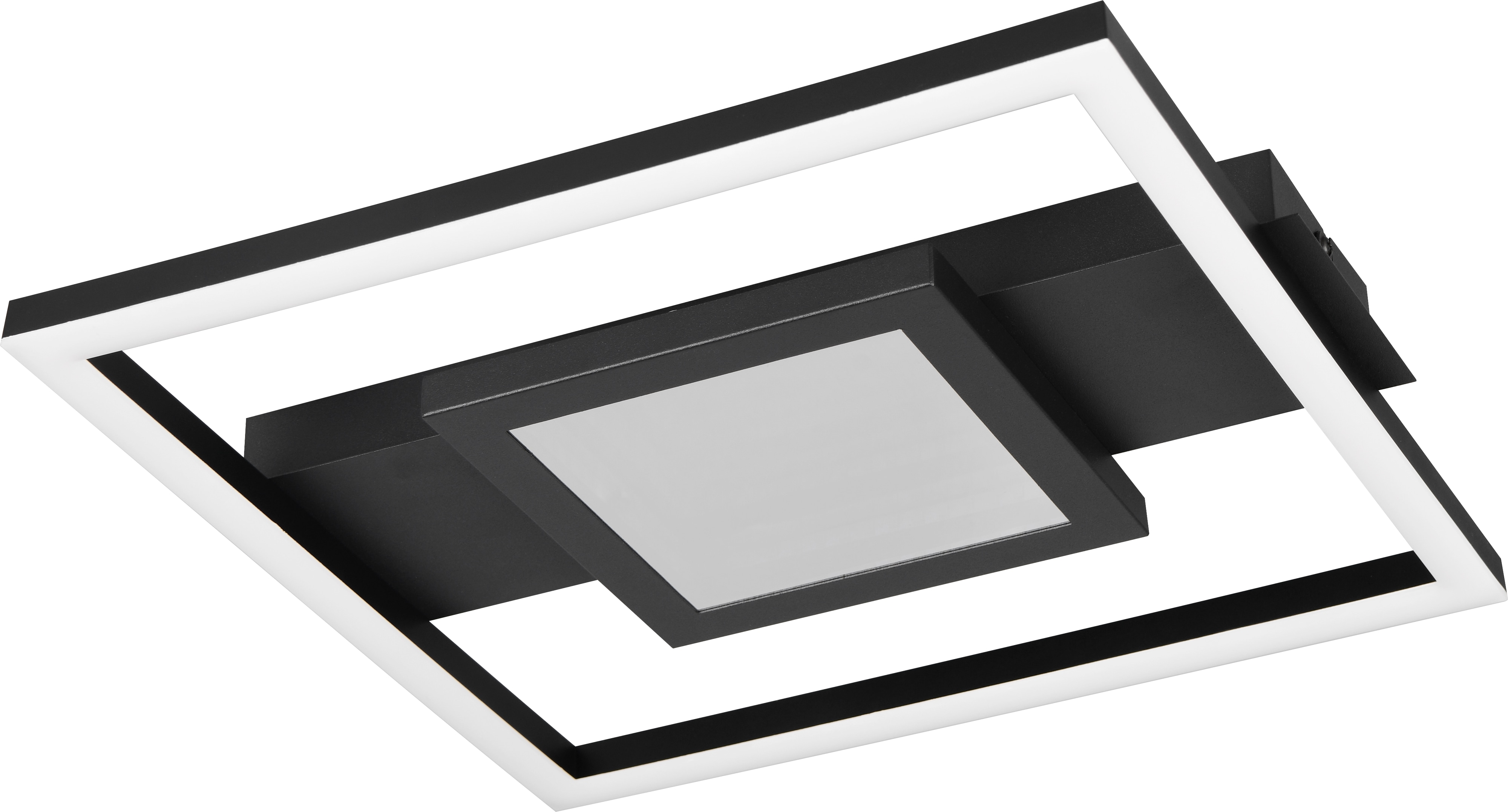 REALITY LED-Deckenleuchte WHEELER, R64801932, 16W, 2000lm, 3000K, schwarz