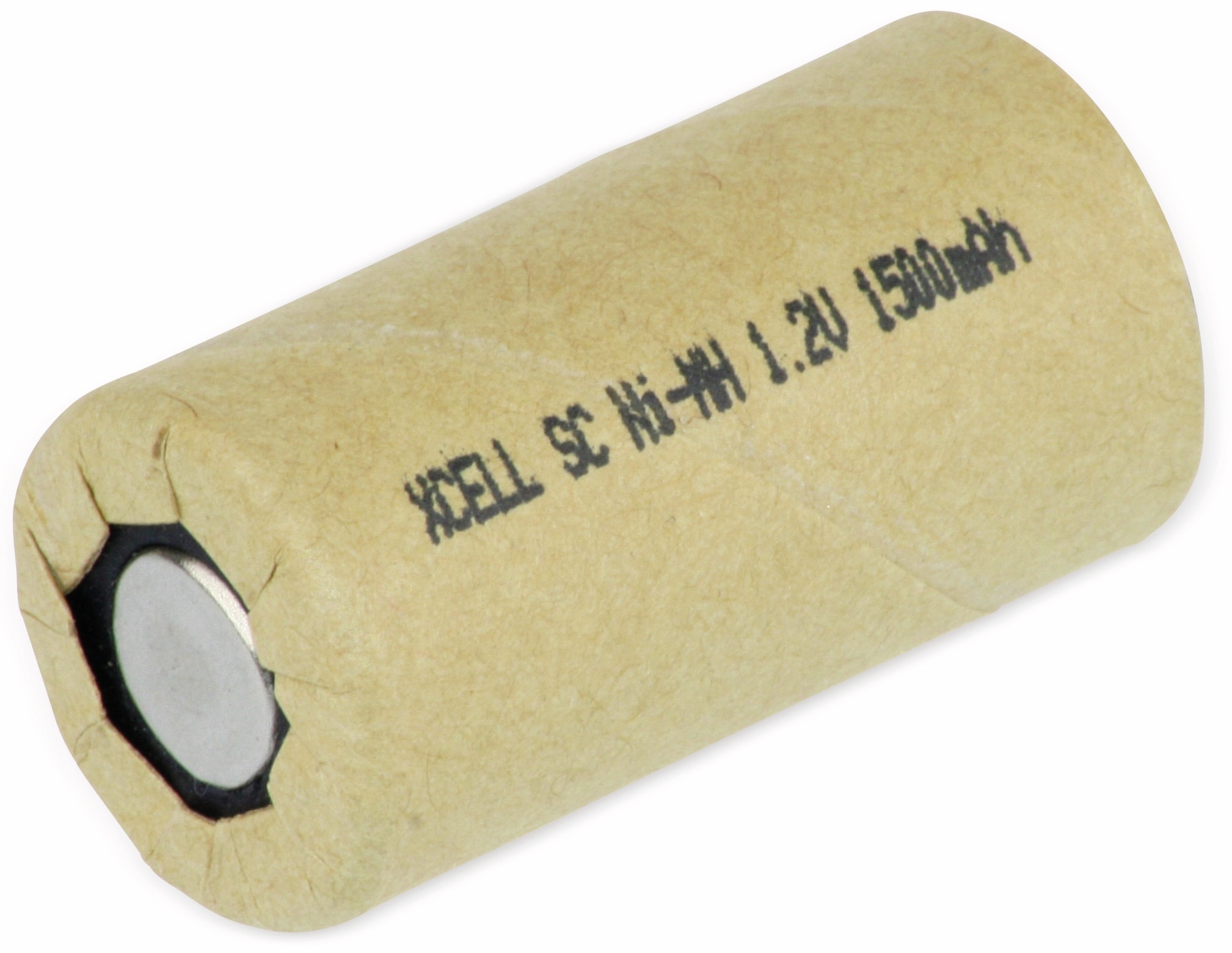 XCELL NiMH-Sub-C-Zelle-Akku 1,2V-/1500mAh, Pappmantel 41,5x22,2 mm XCELL NiMH-Sub-C-Zelle-Akku 1,2V-/1500mAh, Pappmantel 41,5x22,2 mm