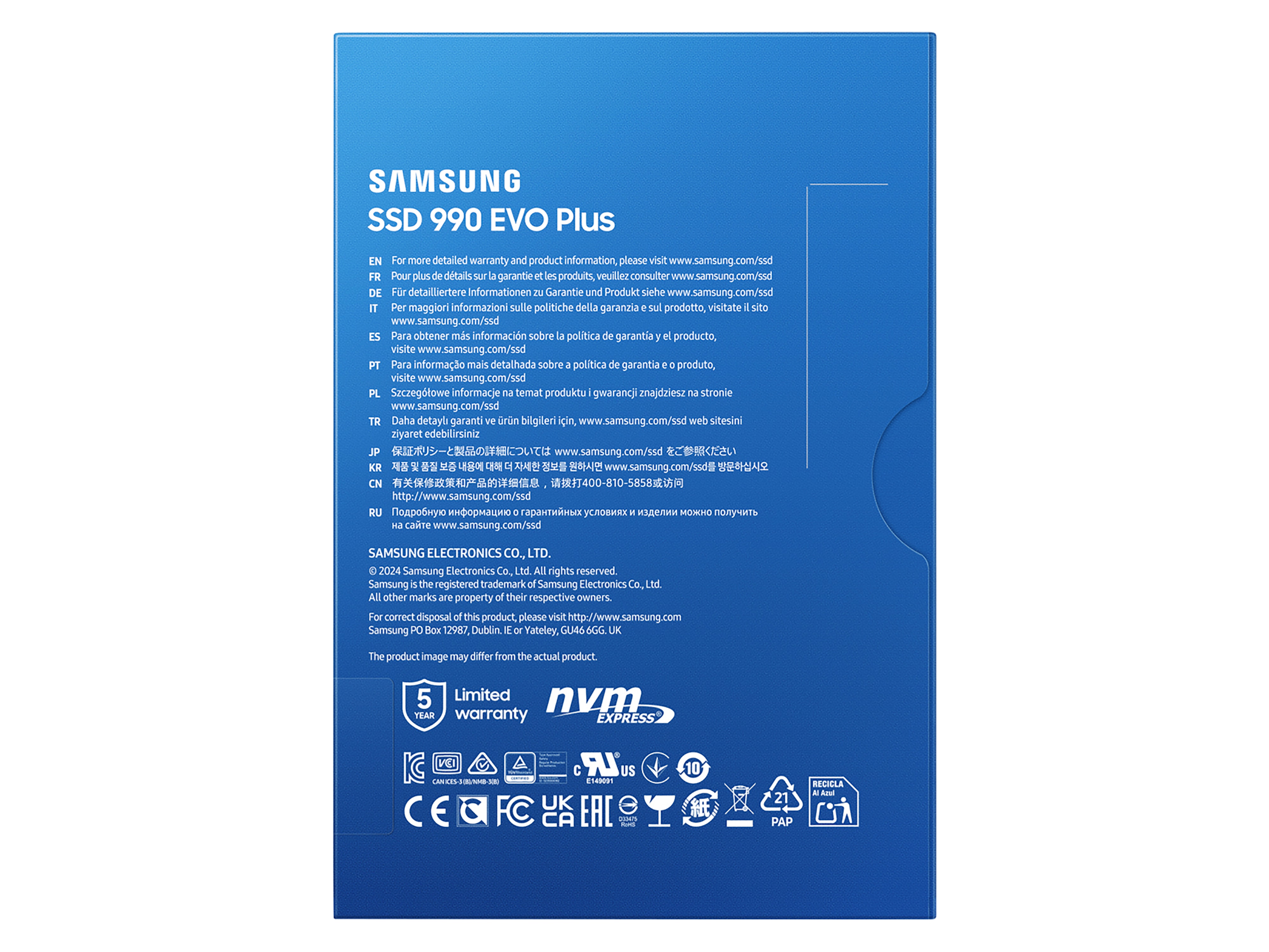 SAMSUNG M.2 SSD 990 Evo Plus 4TB SAMSUNG M.2 SSD 990 Evo Plus 4TB