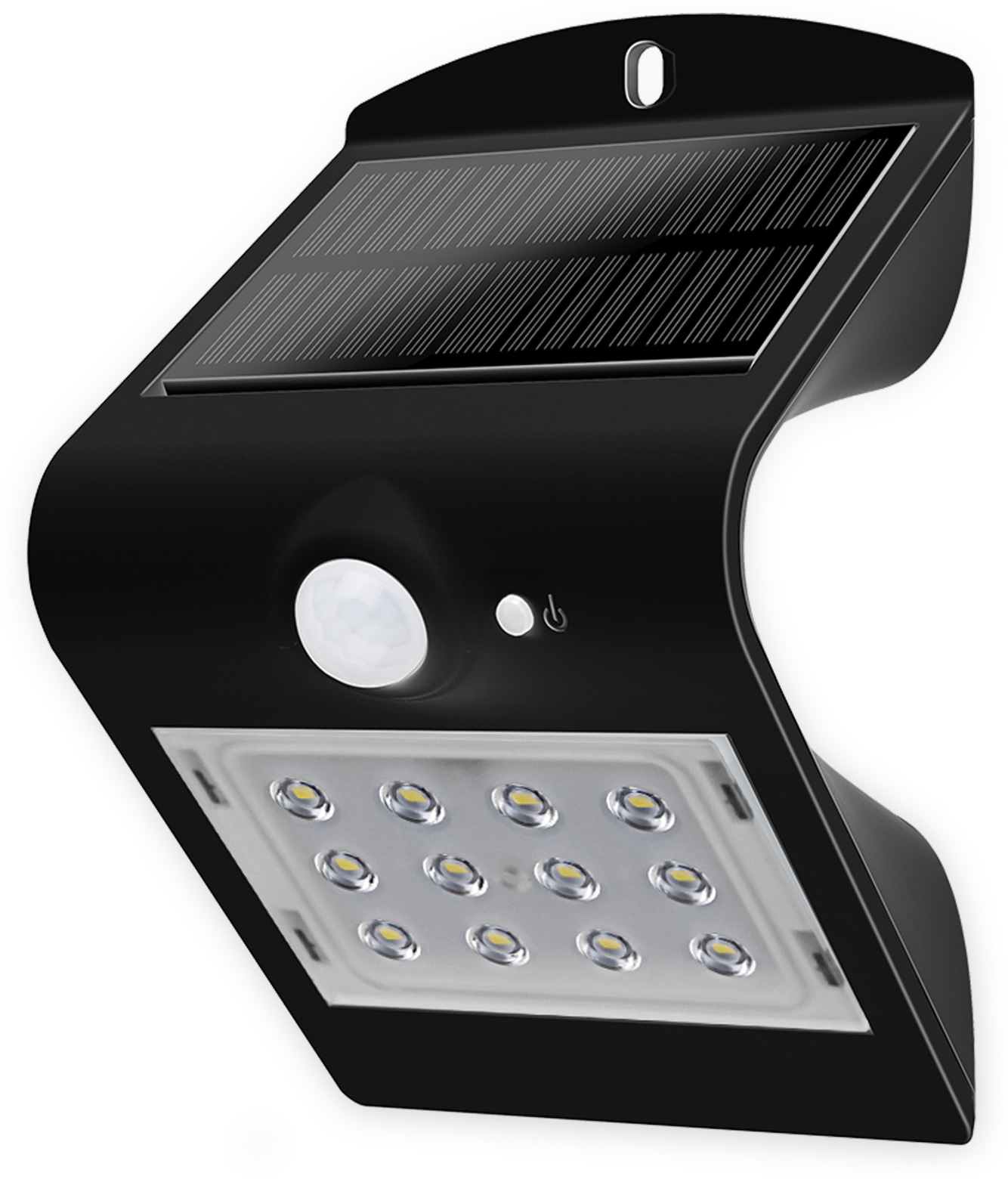 BLULAXA Solar-LED Wandleuchte 48873 mit Sensor, 1,5W, schwarz BLULAXA Solar-LED Wandleuchte 48873 mit Sensor, 1,5W, schwarz