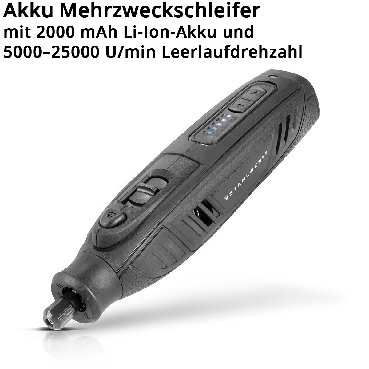 STAHLWERK Akku-Mehrzweckschleifer AMF-80, 4211, mit 53-teiligem Zubehör STAHLWERK Akku-Mehrzweckschleifer AMF-80, 4211, mit 53-teiligem Zubehör