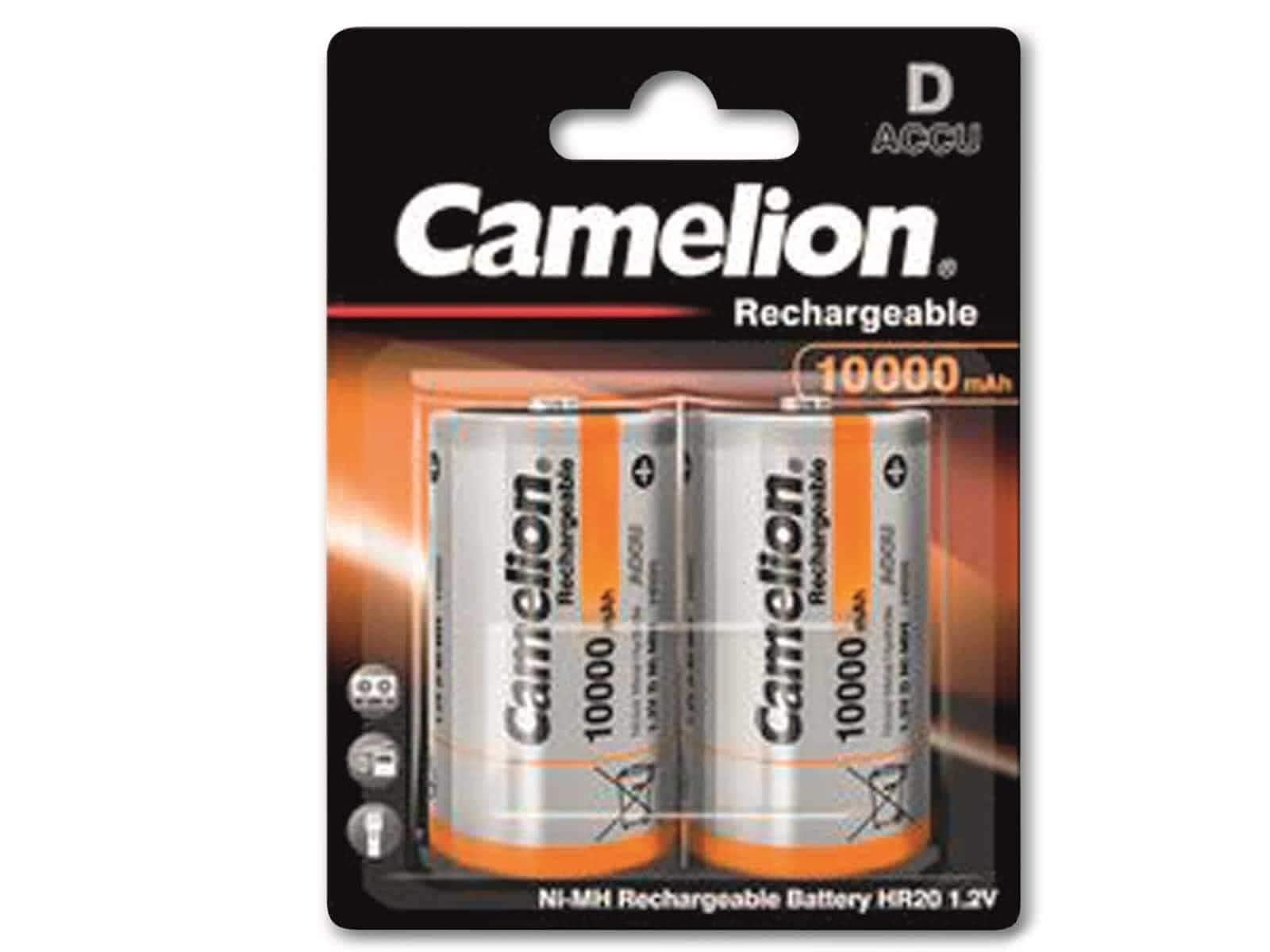 CAMELION NiMH-Mono-Akku 10.000 mAh, 2 Stück CAMELION NiMH-Mono-Akku 10.000 mAh, 2 Stück