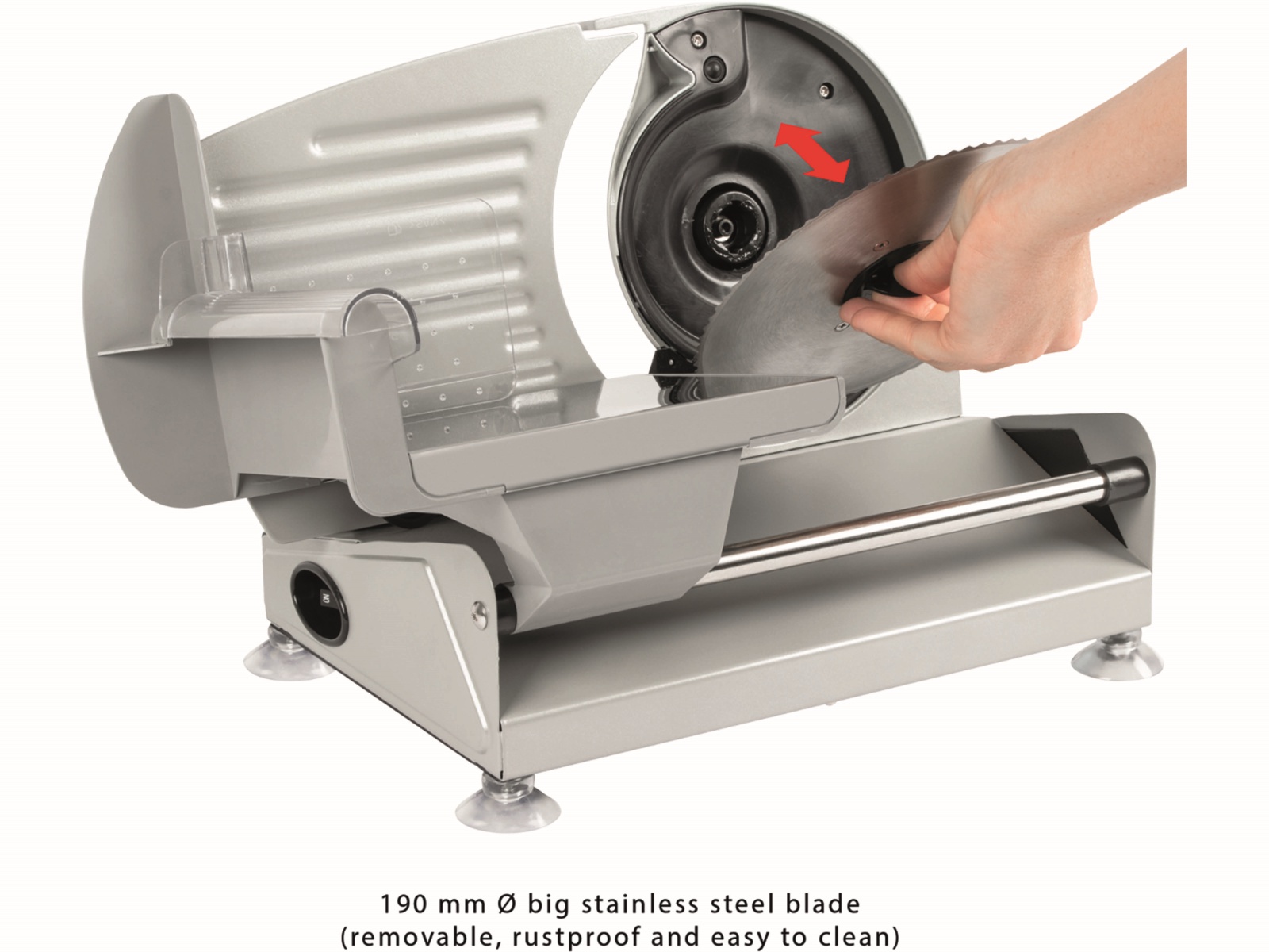 CLATRONIC Allesschneider MA 3585, 150 W, Metall, silber CLATRONIC Allesschneider MA 3585, 150 W, Metall, silber