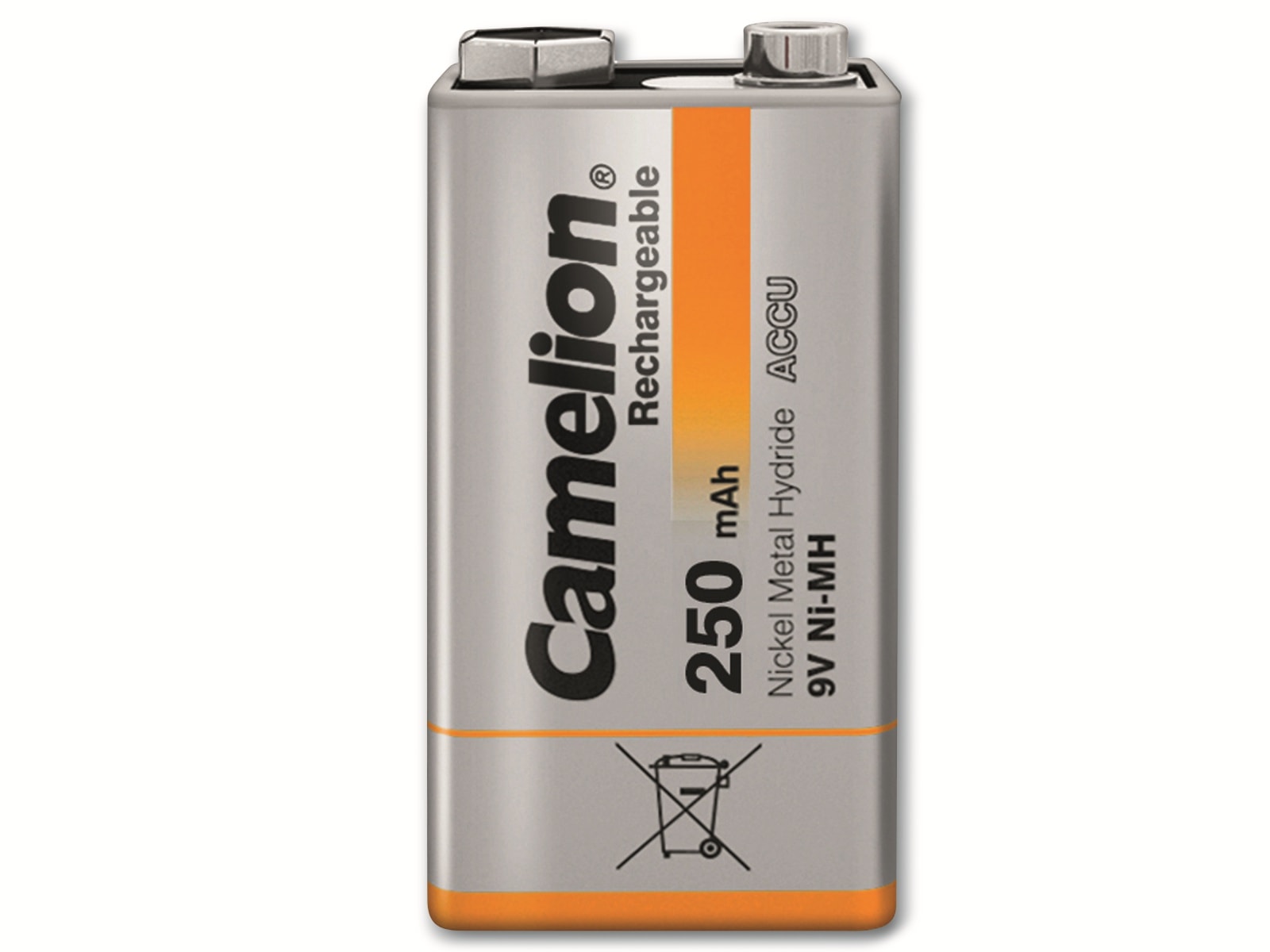 CAMELION NiMH-9V-Blockakku 250mAh CAMELION NiMH-9V-Blockakku 250mAh