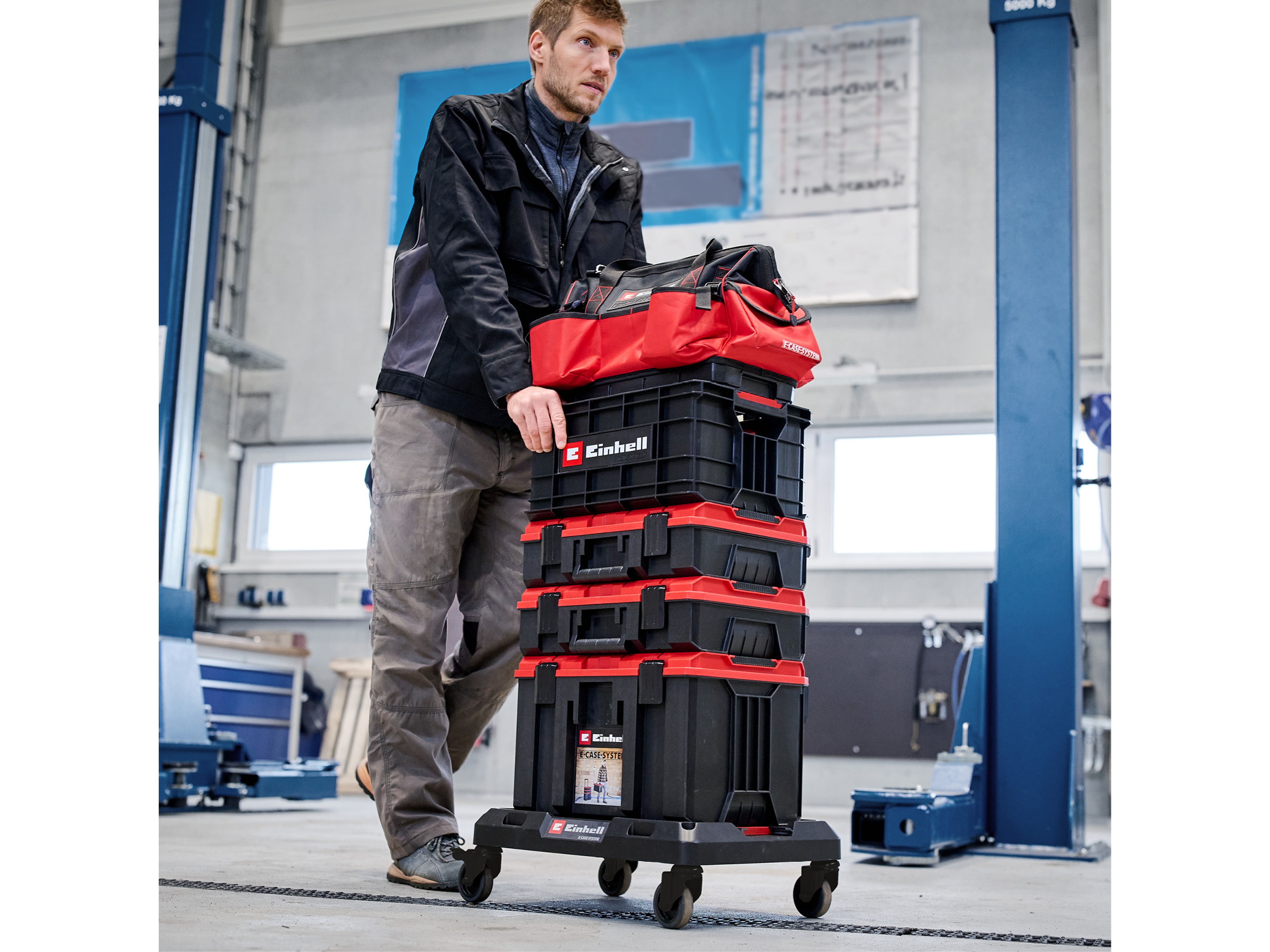 EINHELL Systemkoffer E-Case Rollbrett, 4540041