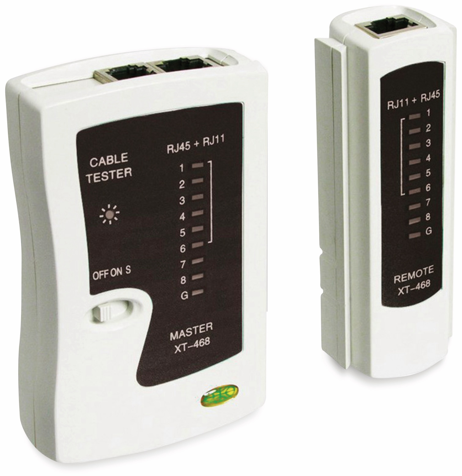 GOOBAY Netzwerk-Kabeltester 68856, CAT.5/6, ISDN GOOBAY Netzwerk-Kabeltester 68856, CAT.5/6, ISDN