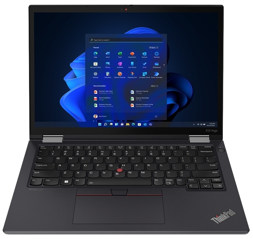 LENOVO Notebook THINKPAD X13 YOGA, 33,78 cm (13,3"), i5, 16GB, 256GB, Win11Pro, gebraucht LENOVO Notebook THINKPAD X13 YOGA, 33,78 cm (13,3"), i5, 16GB, 256GB, Win11Pro, refurbished