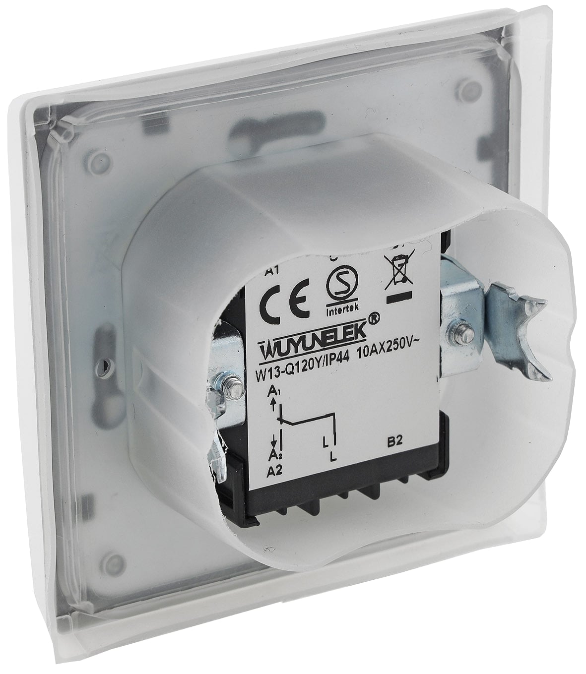 MILOS Wechselschalter 23237, UP, 10A/250V, IP44, weiß matt MILOS Wechselschalter 23237, UP, 10A/250V, IP44, weiß matt