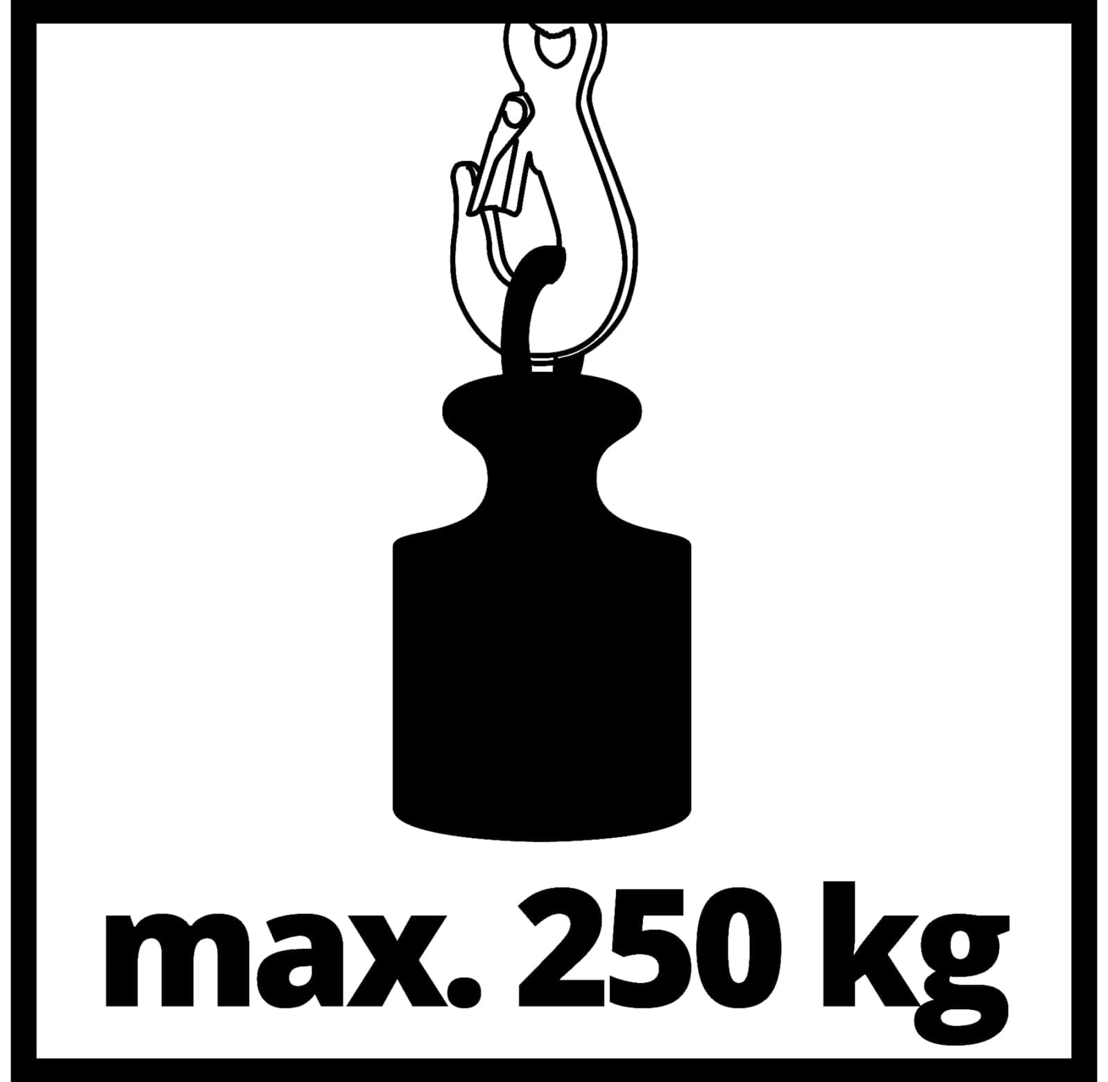 EINHELL Seilhebezug TC-EH 250, 500 W, 250 kg EINHELL Seilhebezug TC-EH 250, 500 W, 250 kg