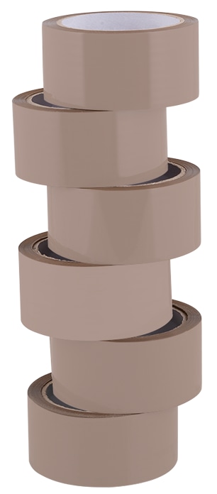LOGILINK Verpackungs-Klebeband, braun, 48 mm x 66 m, 6 Stück LOGILINK Verpackungs-Klebeband, braun, 48 mm x 66 m, 6 Stück