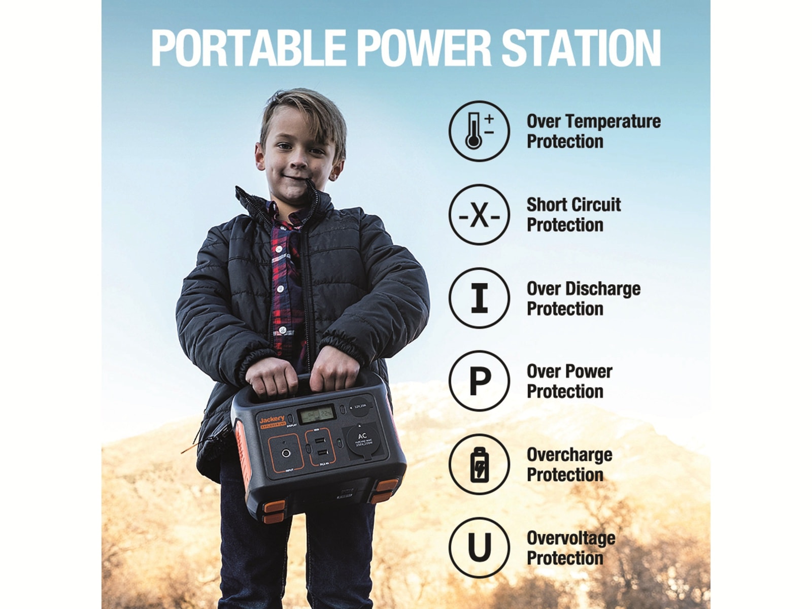 JACKERY Powerstation-Set Explorer 240EU + 100 W Solarmodul JACKERY Powerstation-Set Explorer 240EU + 100 W Solarmodul