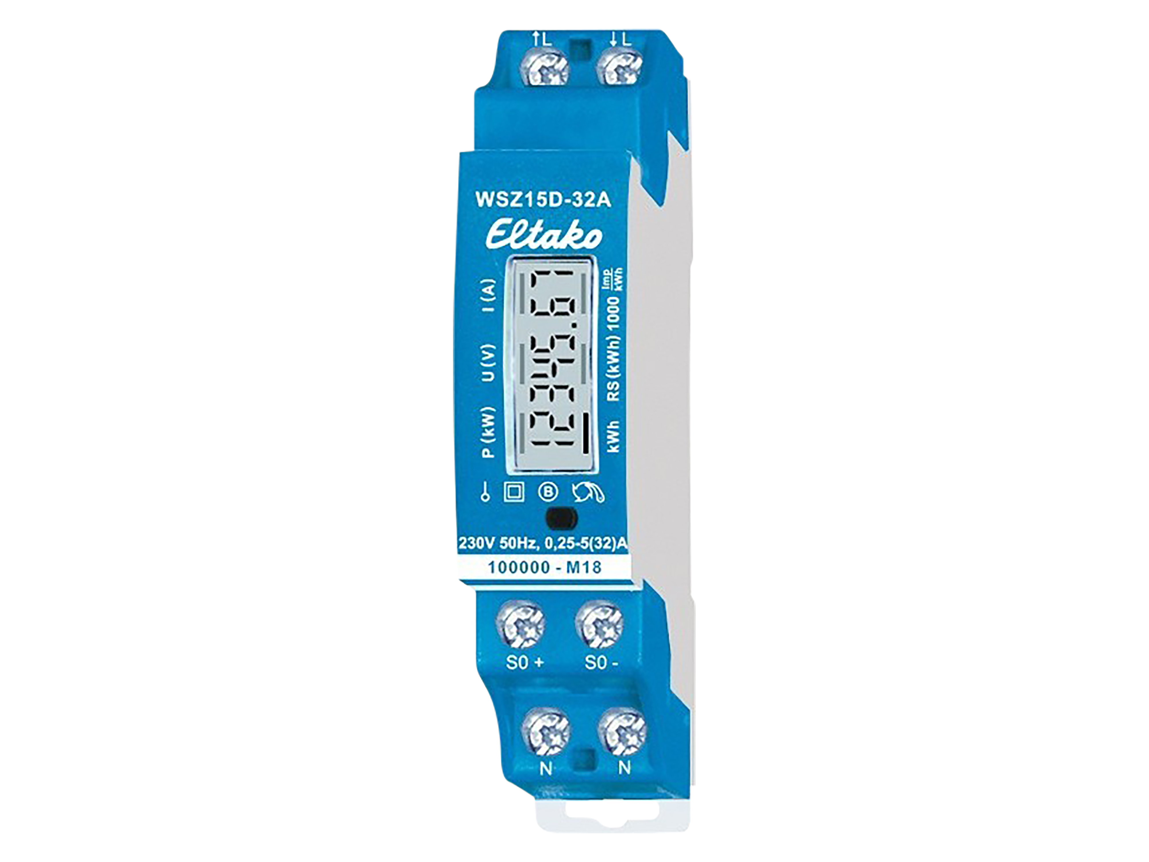 ELTAKO Wirkstromzähler WSZ15D-32A MID, 32A geeicht ELTAKO Wirkstromzähler WSZ15D-32A MID, 32A geeicht