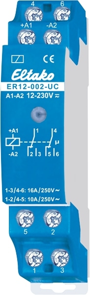 ELTAKO Schaltrelais ER12-002-8...230VUC