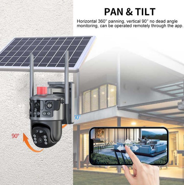 TECHNAXX Dual Kamera Outdoor TX-329, 4G, mit Solarmodul TECHNAXX Dual Kamera Outdoor TX-329, 4G, mit Solarmodul