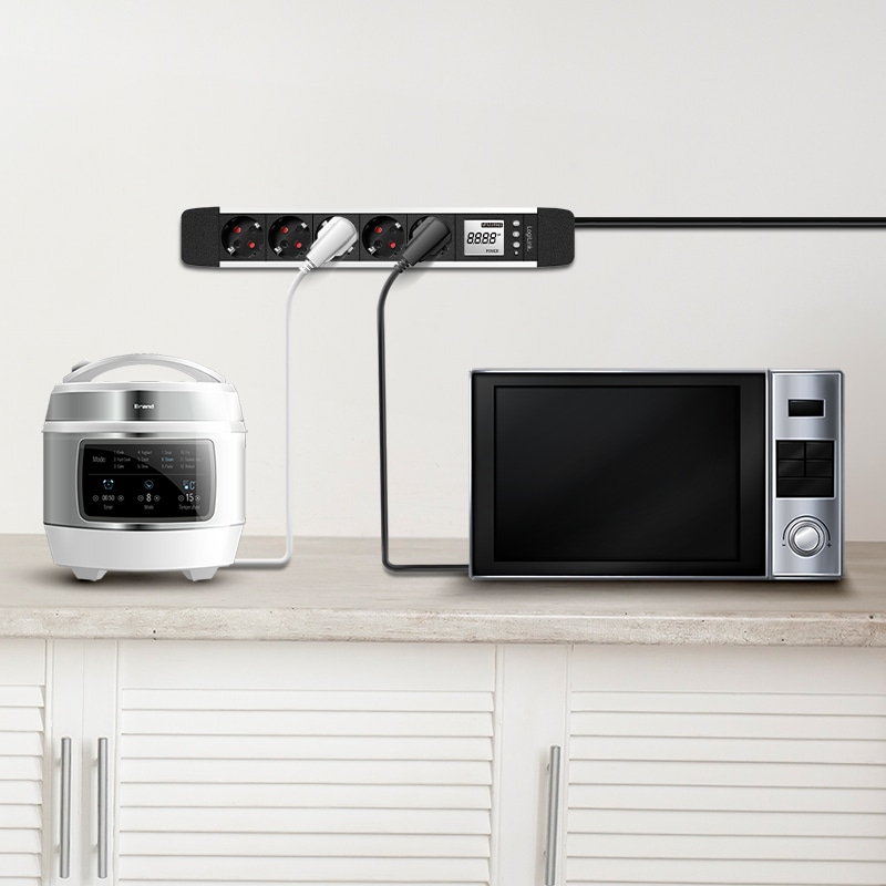 LOGILINK Steckdosenleiste LPS286, 5-fach, Display, Echzeit Energieverbrauch LOGILINK Steckdosenleiste LPS286, 5-fach, Display, Echzeit Energieverbrauch