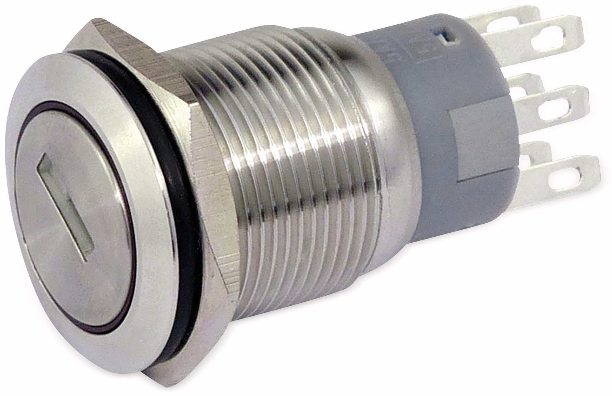 Schlüsselschalter metall 19 mm, 2 x Wechsler Schlüsselschalter metall 19 mm, 2 x Wechsler