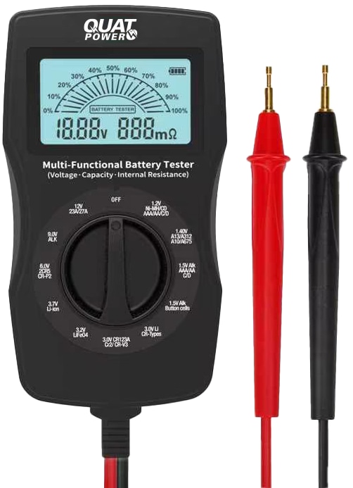 QUATPOWER Batterietester B3, inkl. Innenwiderstandsmessung QUATPOWER Batterietester B3, inkl. Innenwiderstandsmessung