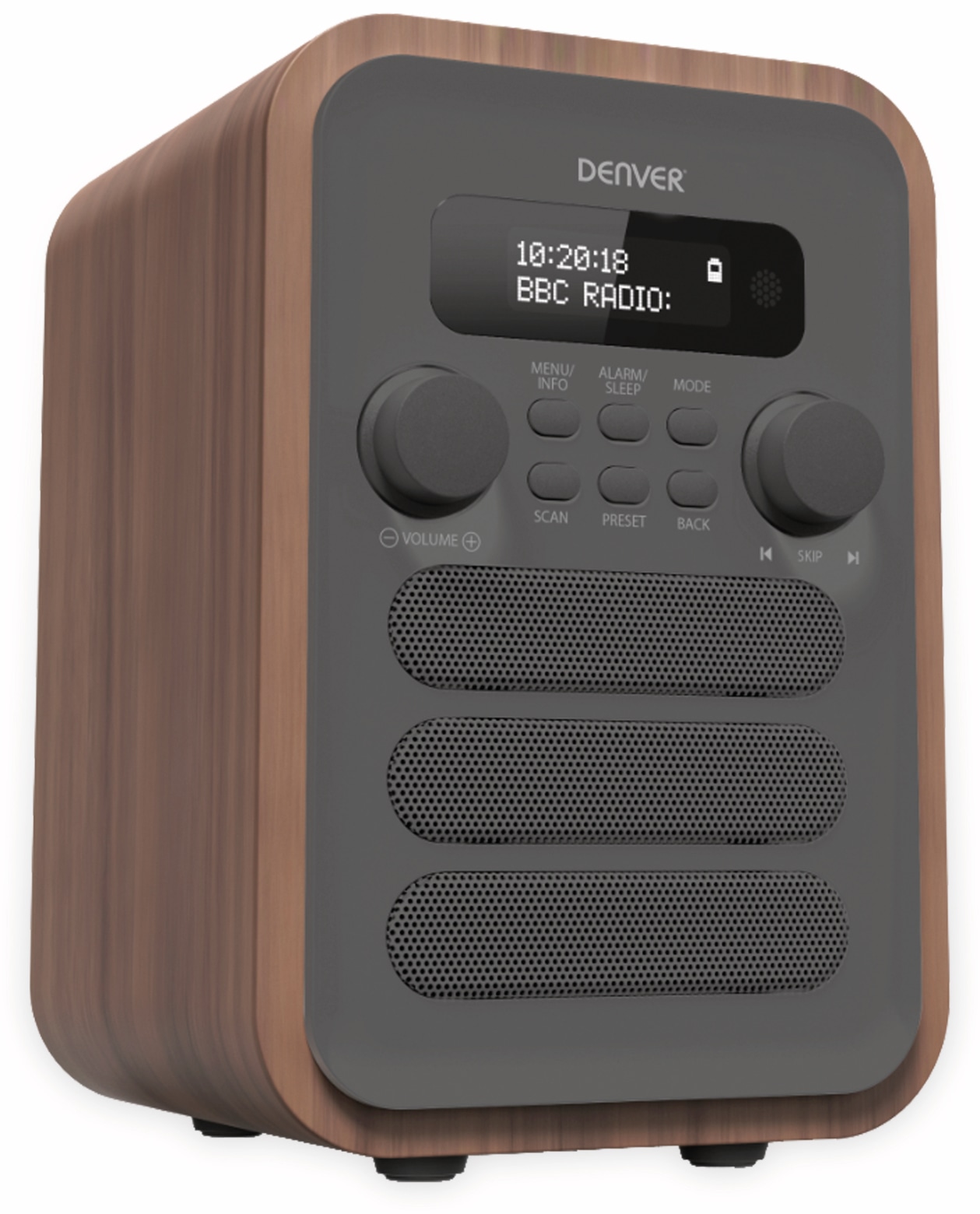 DENVER DAB+/FM Radio DAB-48, grau