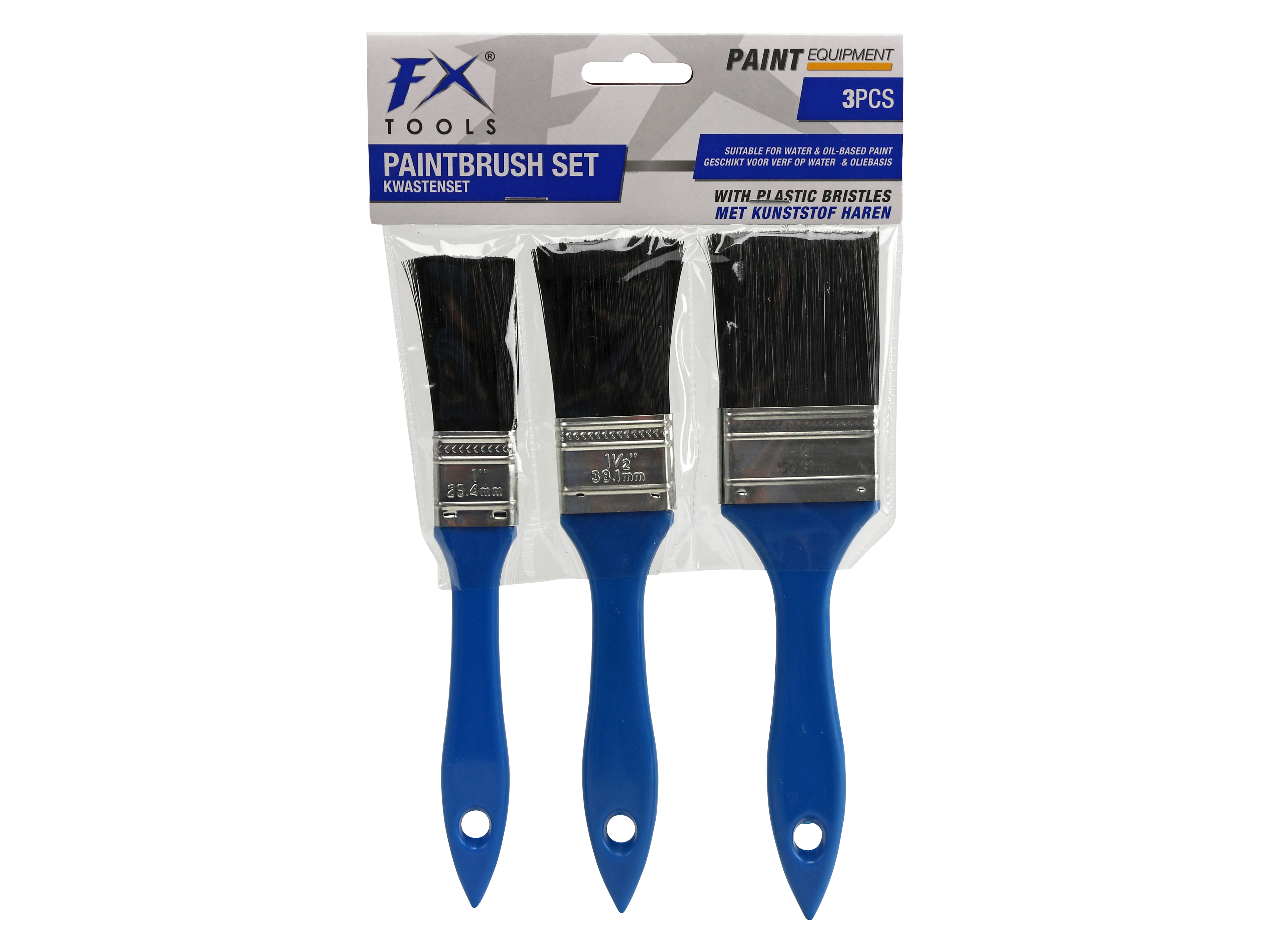 Pinsel-Set, 3 Stück Pinsel-Set, 3 Stück