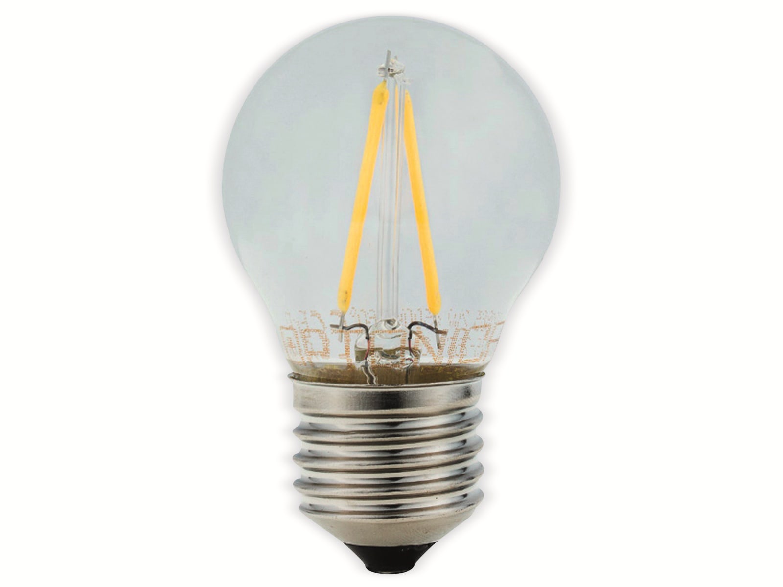 OPTONICA LED-Lampe 1864 Fil, E27, G45, EEK F, 2W, 200lm, 6000K OPTONICA LED-Lampe 1864 Fil, E27, G45, EEK F, 2W, 200lm, 6000K