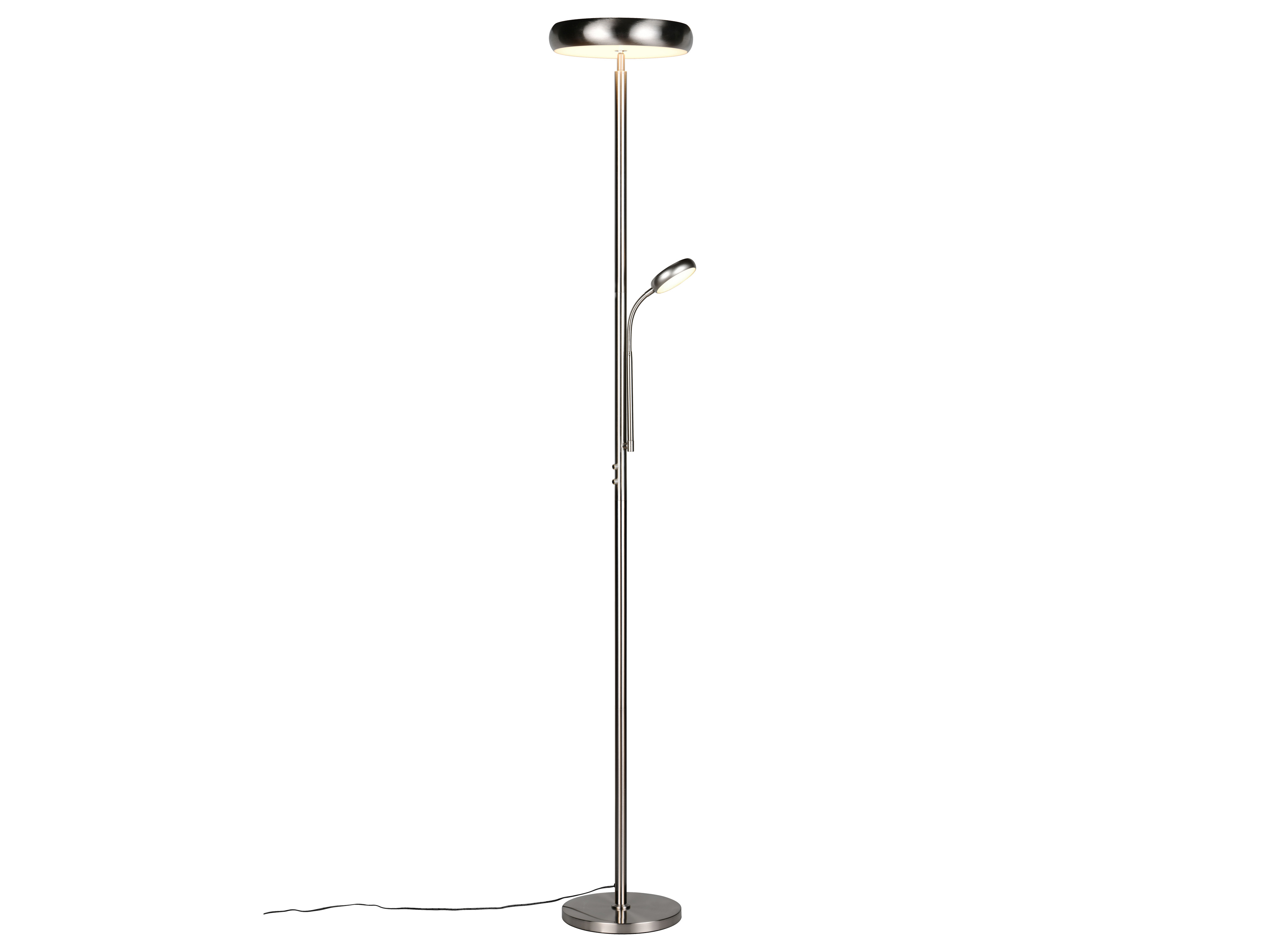 REALITY LED-Stehleuchte Palermo R45741107, 23W, 3000... 6500K, 2500lm, CCT, IP20, Nickel REALITY LED-Stehleuchte Palermo R45741107, 23W, 3000... 6500K, 2500lm, CCT, IP20, Nickel