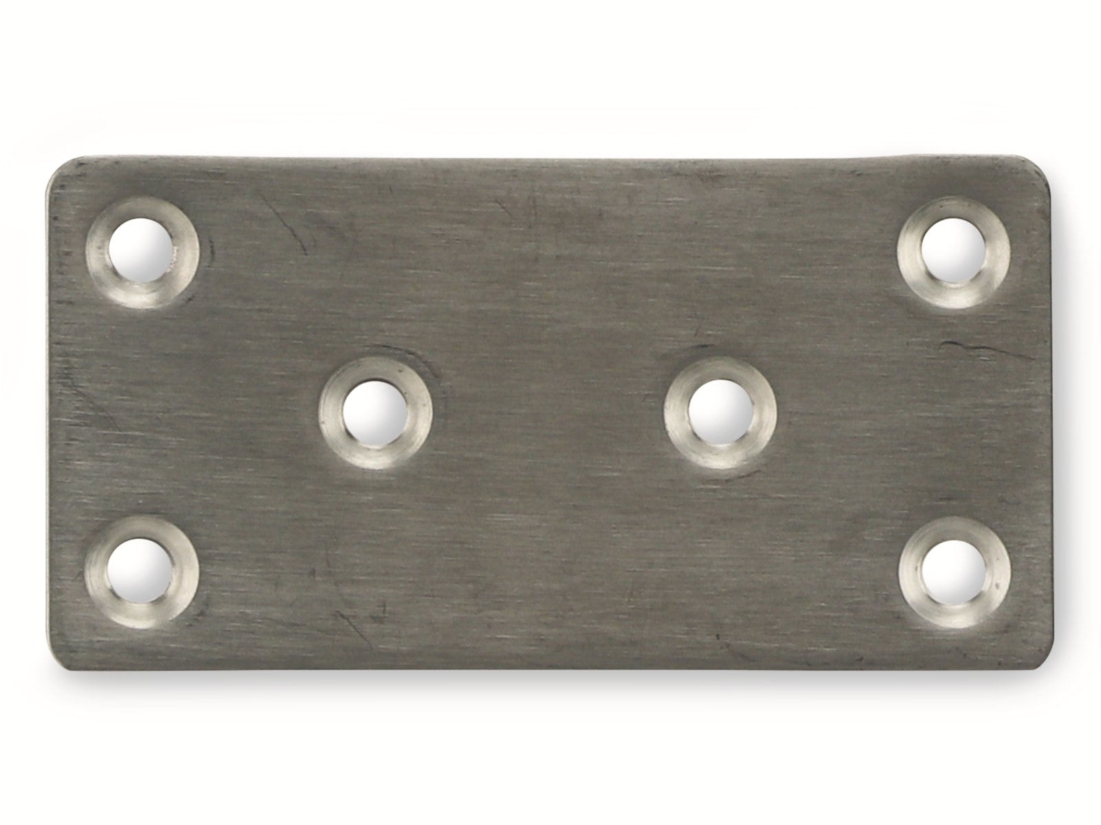 Edelstahl-Verbindungsblech 80x40 mm Edelstahl-Verbindungsblech 80x40 mm