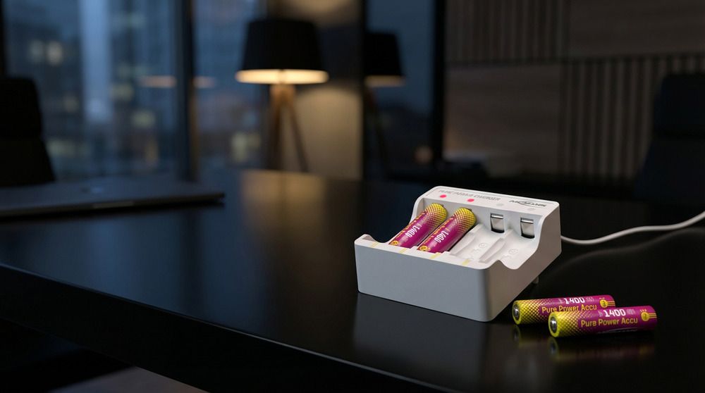 ANSMANN Li-Ion Akkus, Micro AAA, Typ 1400 (min. 1250 mAh), 4 Stück Li-Lon Akkus ANSMANN, Micro AAA, Typ 1400 (min. 1250 mAh), 4 Stück