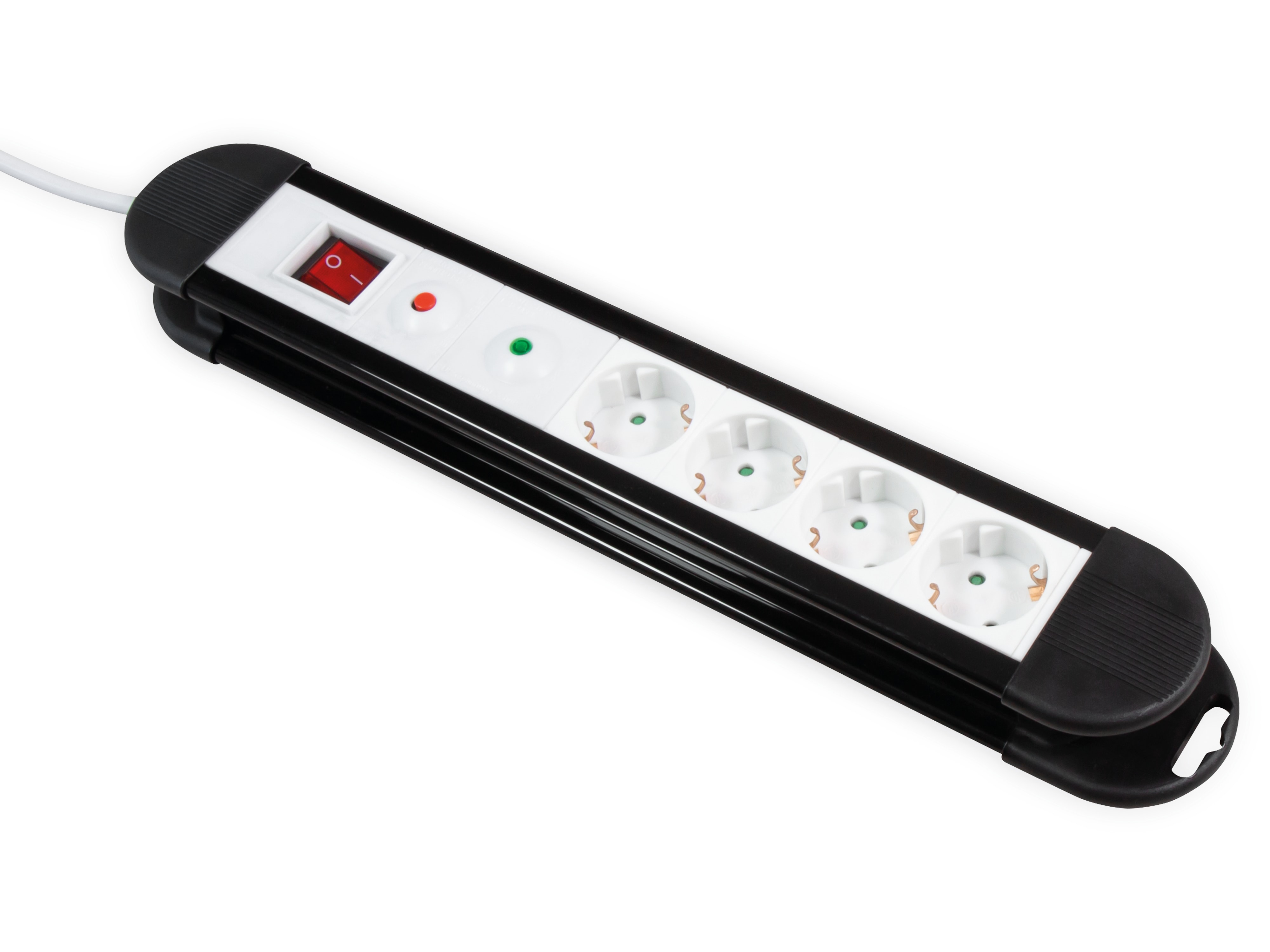 MCPOWER Steckdosenleiste KL-04, 4-fach, 1,4 m Zuleitung; ÜS, Schalter MCPOWER Steckdosenleiste KL-04, 4-fach, 1,4 m Zuleitung; ÜS, Schalter