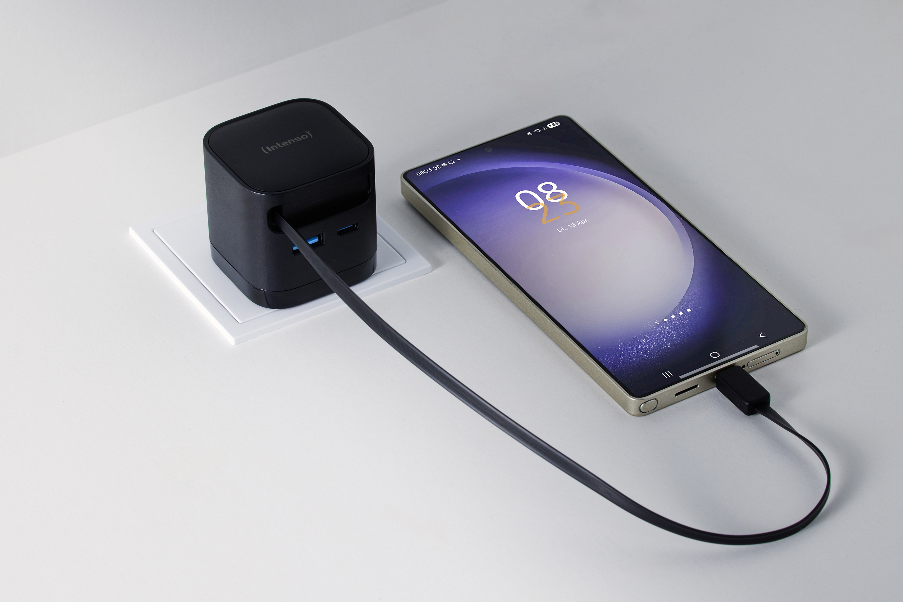 INTENSO Schnellladegerät 7806520, 65 W, Schwarz INTENSO Netzteil 7806520, 65 W, Schwarz