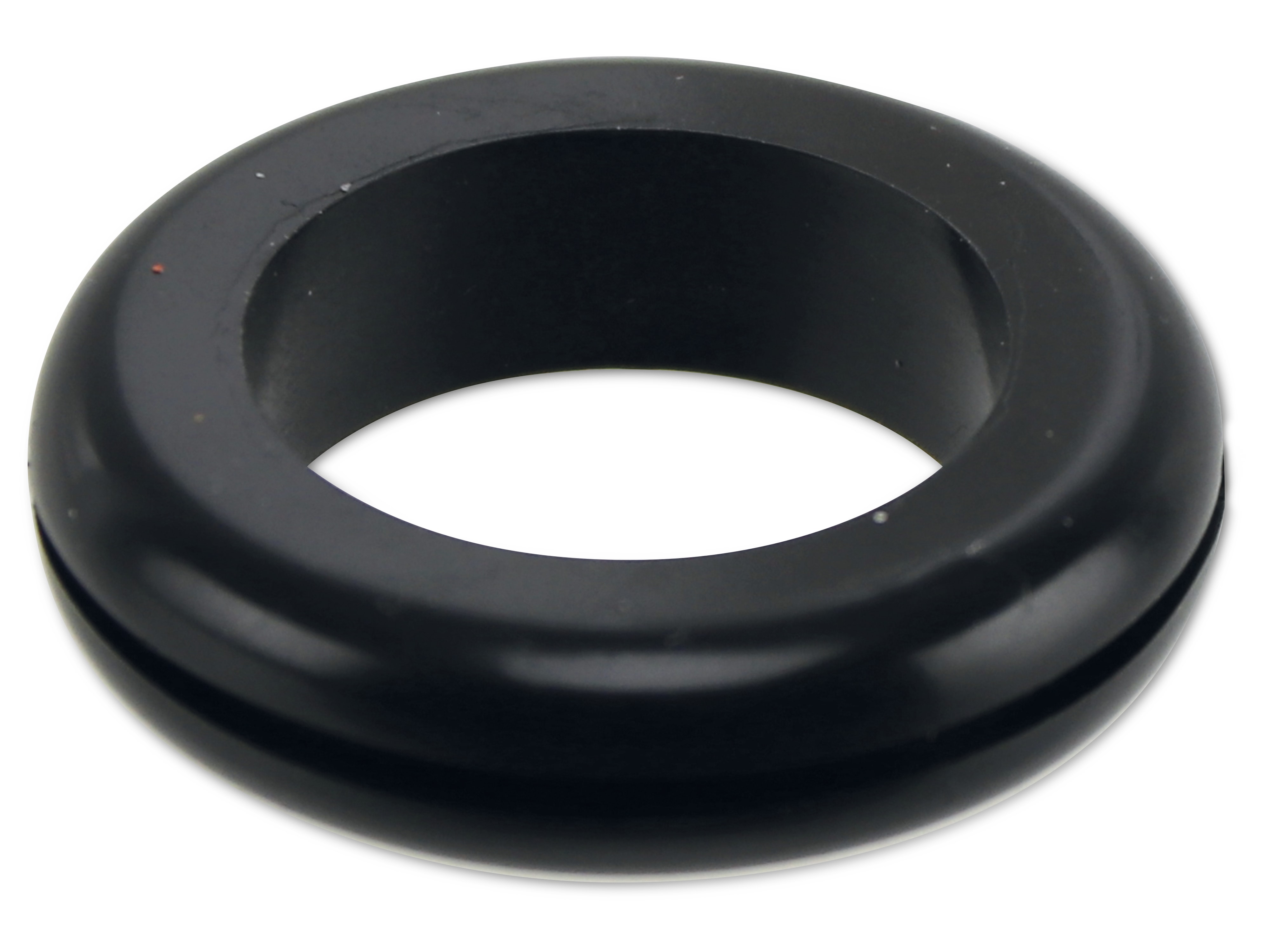 KSS Kabeldurchführungstülle PVC, schwarz, Plattenstärke 1,5, Loch-Ø 18,9, offen, 1 Stück KSS Kabeldurchführungstülle PVC, schwarz, Plattenstärke 1,5, Loch-Ø 18,9, offen, 1 Stück