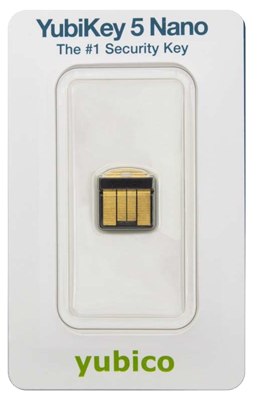 YUBICO Sicherheitsschlüssel YubiKey 5 Nano YUBIKO Sicherheitsschlüssel YubiKey 5 Nano