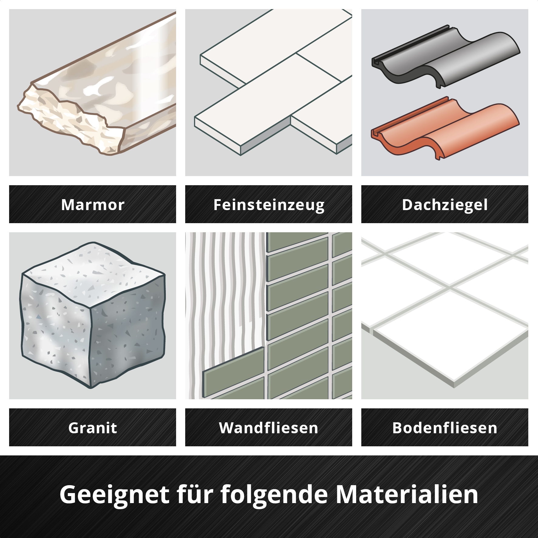 EINHELL Diamant-Fliesenbohrer-Set, 500404, XS-Case, 4-teilig EINHELL Diamant-Fliesenbohrer-Set, 500404, XS-Case, 4-teilig