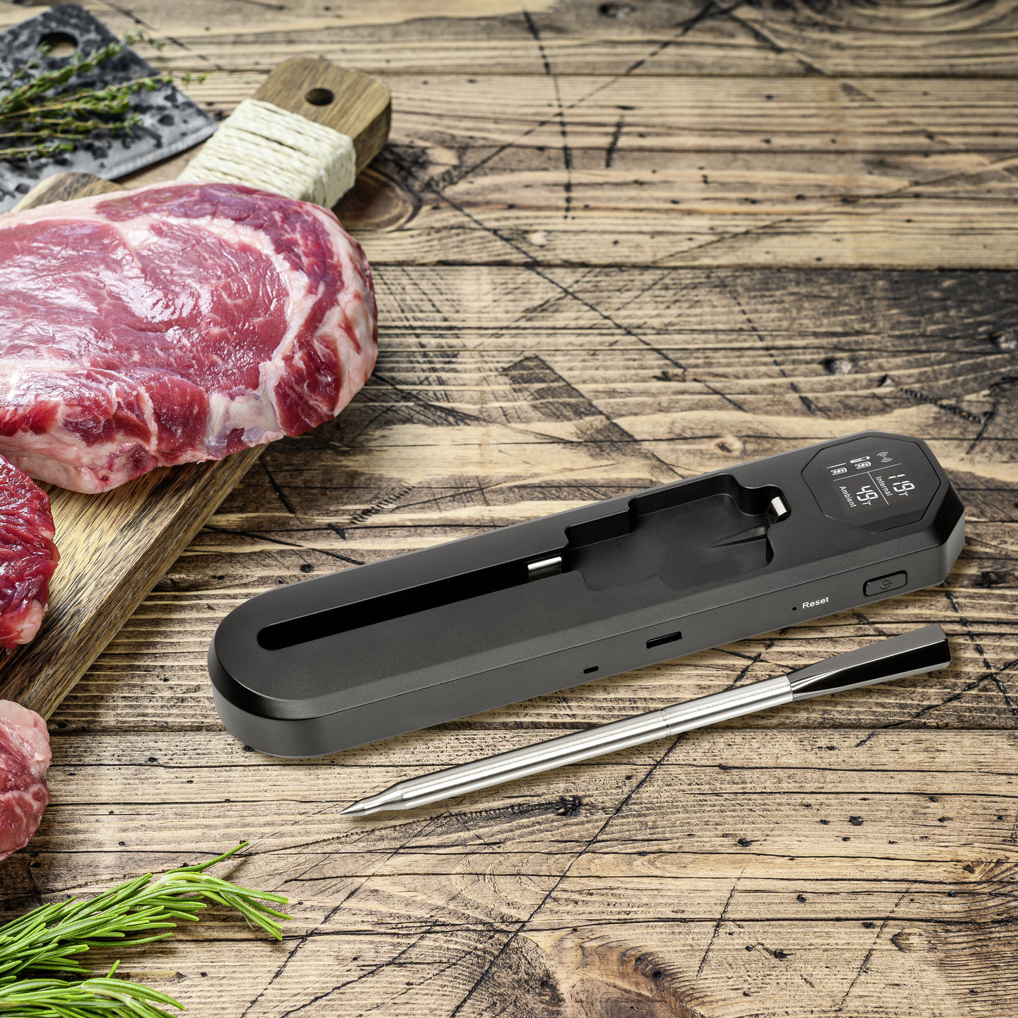 TFA BBQ Fleischthermometer SMART BBQ KÜCHEN-CHEF 2, Kabellos TFA BBQ Fleischthermometer SMART BBQ KÜCHEN-CHEF 2, Kabellos