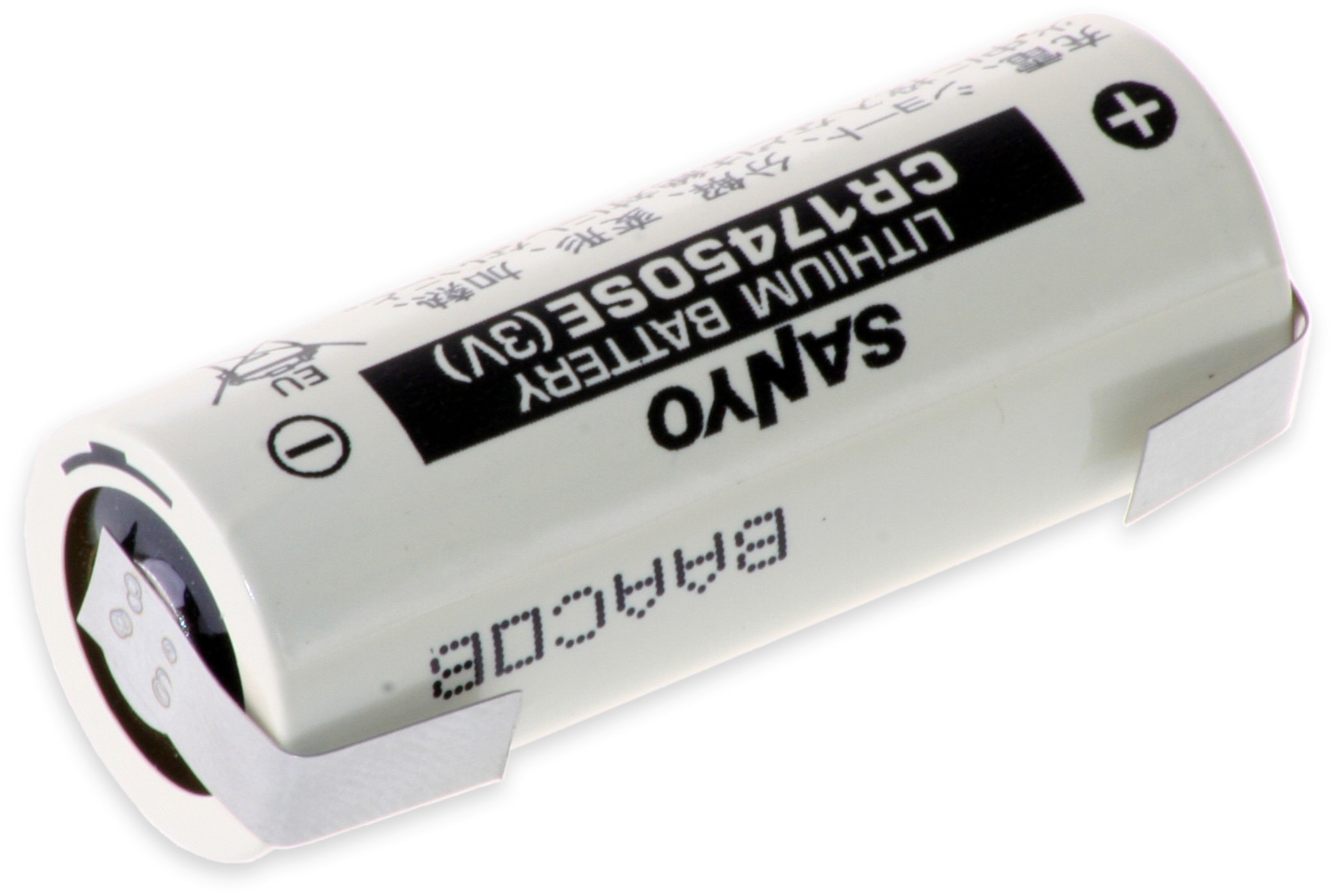 FDK CORPORATION FDK Lithium-Batterie CR 17450SE, A, mit U-Lötfahne, 3 V-, 2500 mAh FDK CORPORATION FDK Lithium-Batterie CR 17450SE, A, mit U-Lötfahne, 3 V-, 2500 mAh