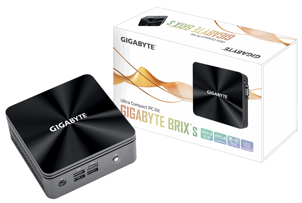 GIGABYTE Barebone Mini-PC Brix GB-BRi3H-10110 Intel Core i3 10110U GIGABYTE Barebone Mini-PC Brix GB-BRi3H-10110 Intel Core i3 10110U