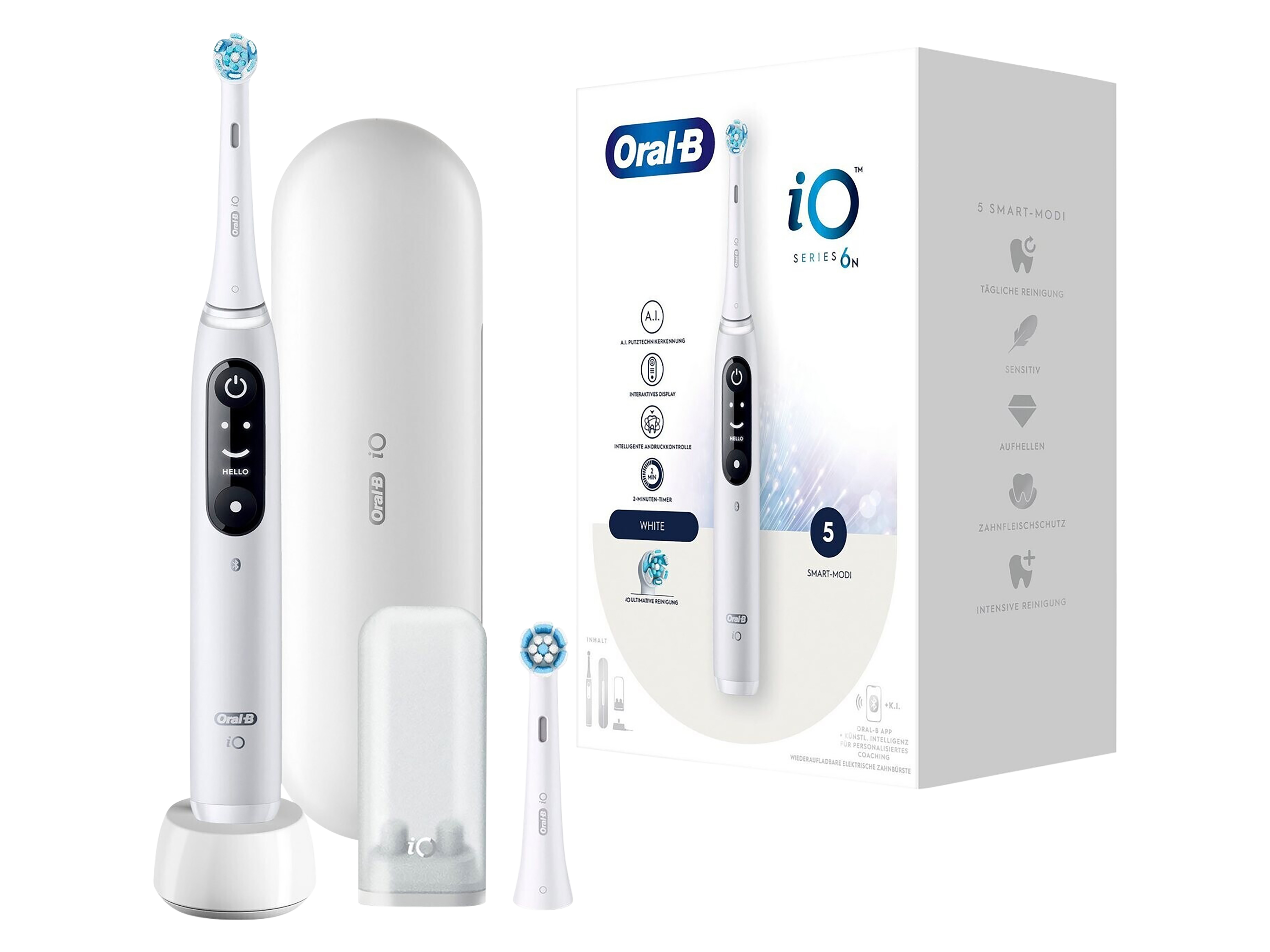 ORAL-B Elektrische Zahnbürste iO Series 6N, weiß ORAL-B Elektrische Zahnbürste iO Series 6N, weiß
