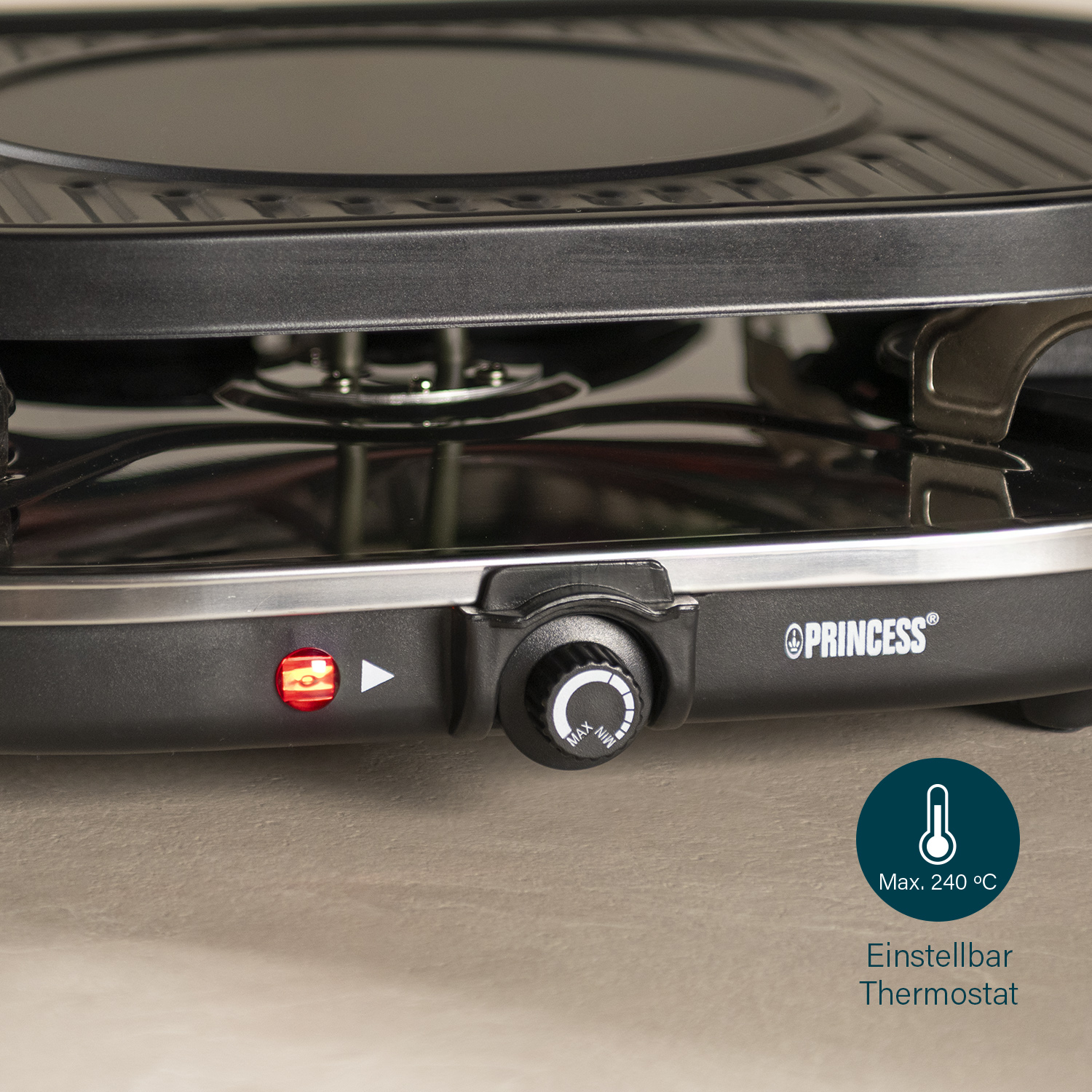 PRINCESS Raclette-Grill 162700, 1200 W, 8 Personen