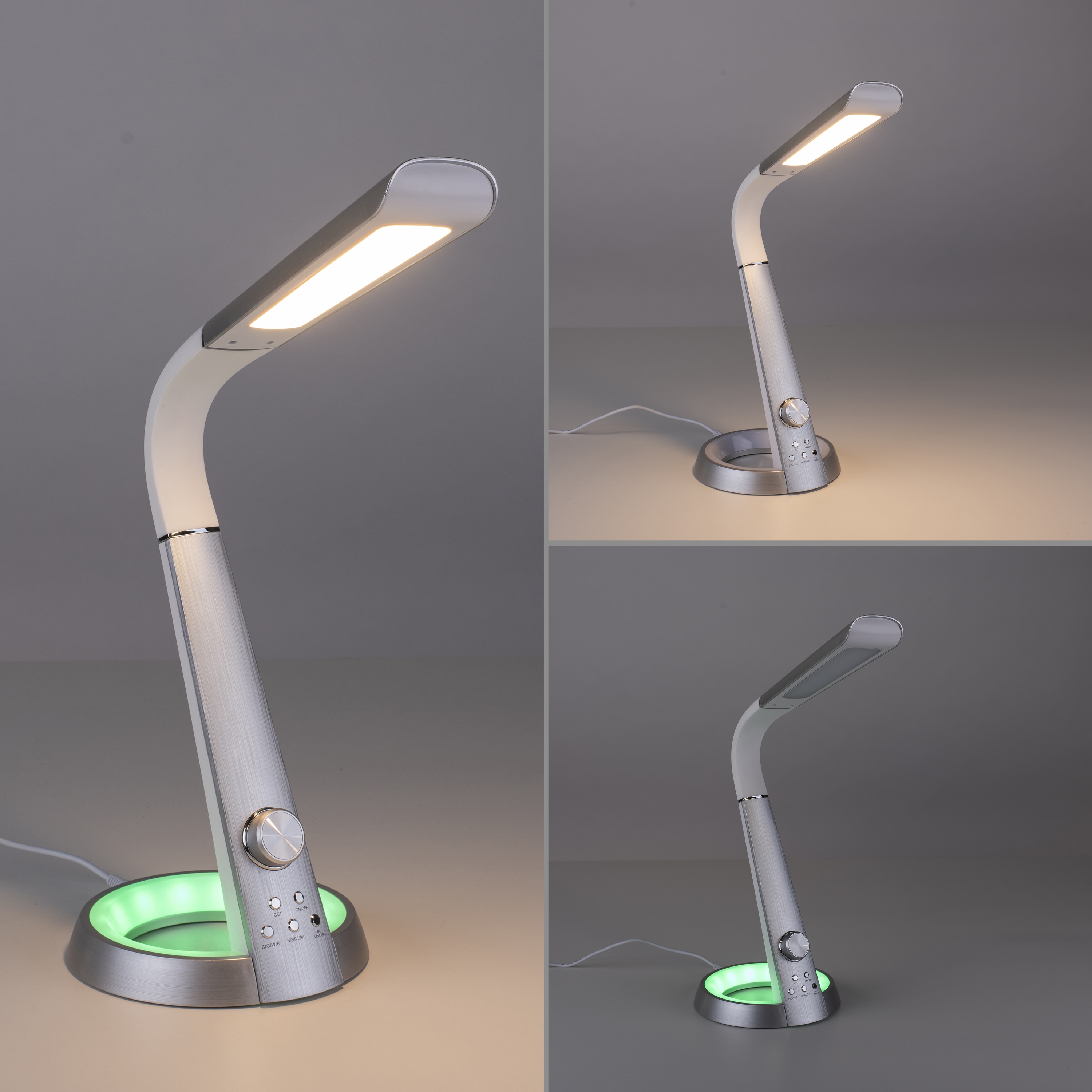 PAUL NEUHAUS LED-Tischleuchte aluminiumfarbig, 7,3 W, 780 lm, CCT, RGB PAUL NEUHAUS LED-Tischleuchte aluminiumfarbig,, 7,3 W, 780 lm, CCT, RGB