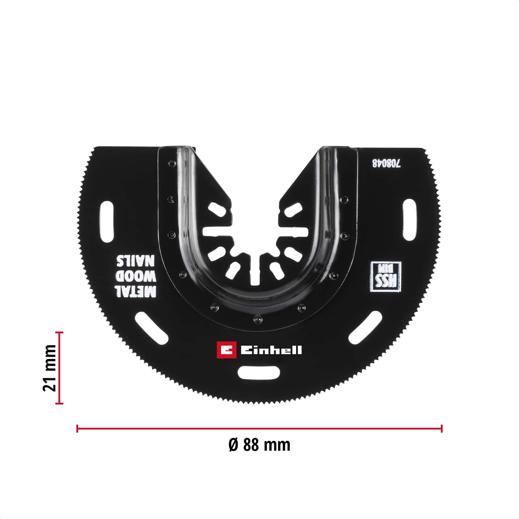 EINHELL Tauchsägeblatt, 708048, halbrund, Bi-Metall, 88 mm EINHELL Tauchsägeblatt, 708048, halbrund, Bi-Metall, 88 mm