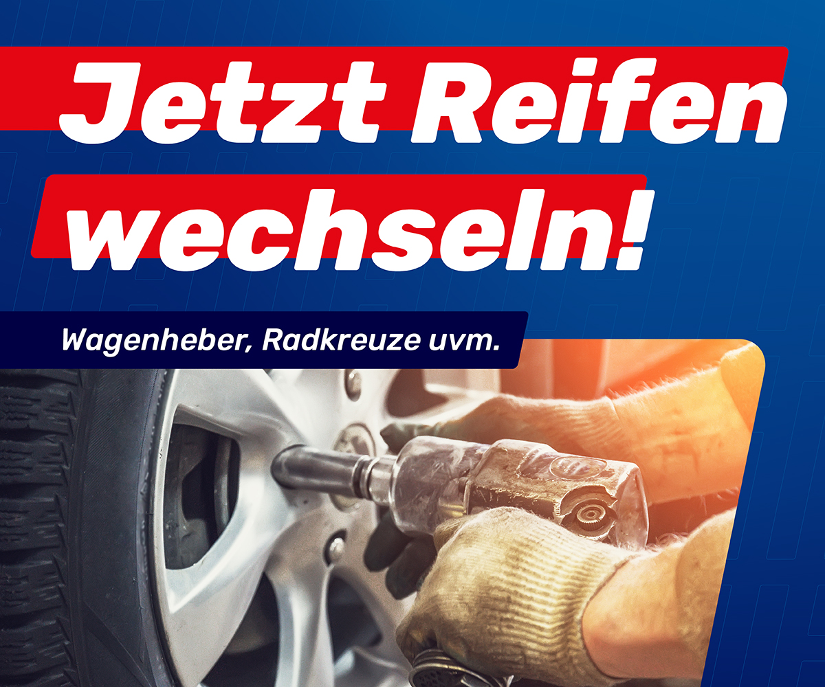Jetzt Reifen wechseln! Jetzt Reifen wechseln!
