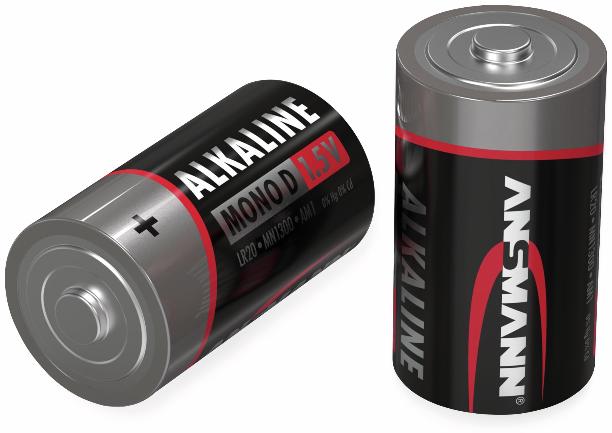 ANSMANN Mono-Batterie, Alkaline, D / LR20, 1,5 V-, 4 Stück ANSMANN Mono-Batterie, Alkaline, D / LR20, 1,5 V-, 4 Stück