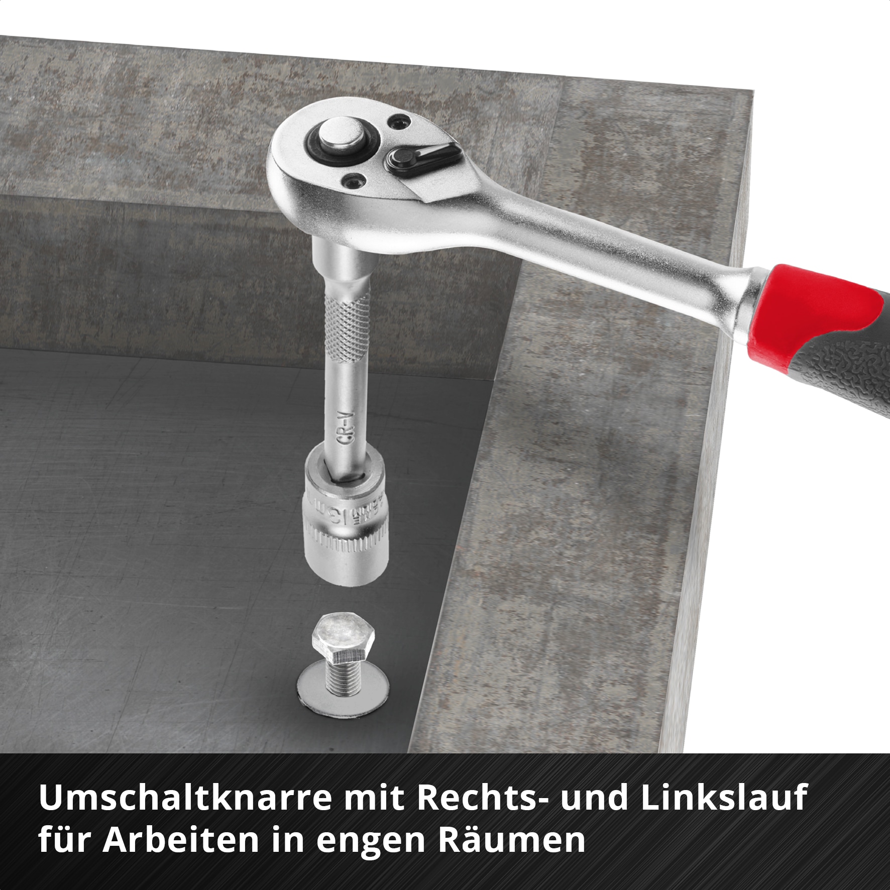EINHELL Werkzeugkoffer, 370570, E-Case, 80-teilig