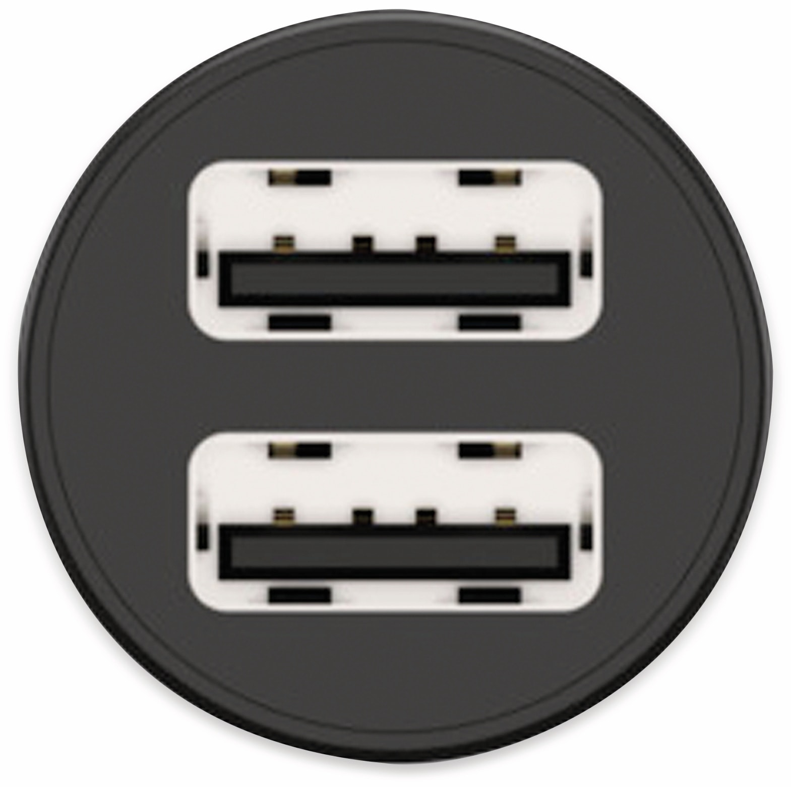 ANSMANN USB-Ladegerät KFZ CC212, 12 W, 5 V-, 2,4 A, 2-port, schwarz ANSMANN USB-Ladegerät KFZ CC212, 12 W, 5 V-, 2,4 A, 2-port, schwarz