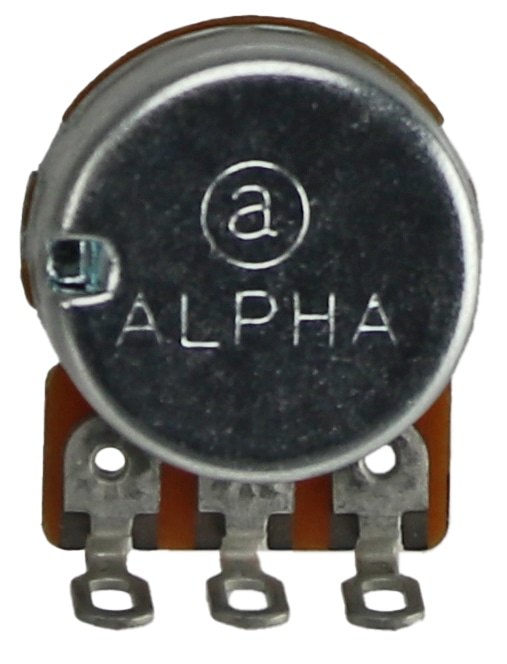 Potentiometer, ALPHA, RV16AF-10B6-20F-A500K, 500 Kohm Potentiometer, ALPHA, RV16AF-10B6-20F-A500K, 500 Kohm
