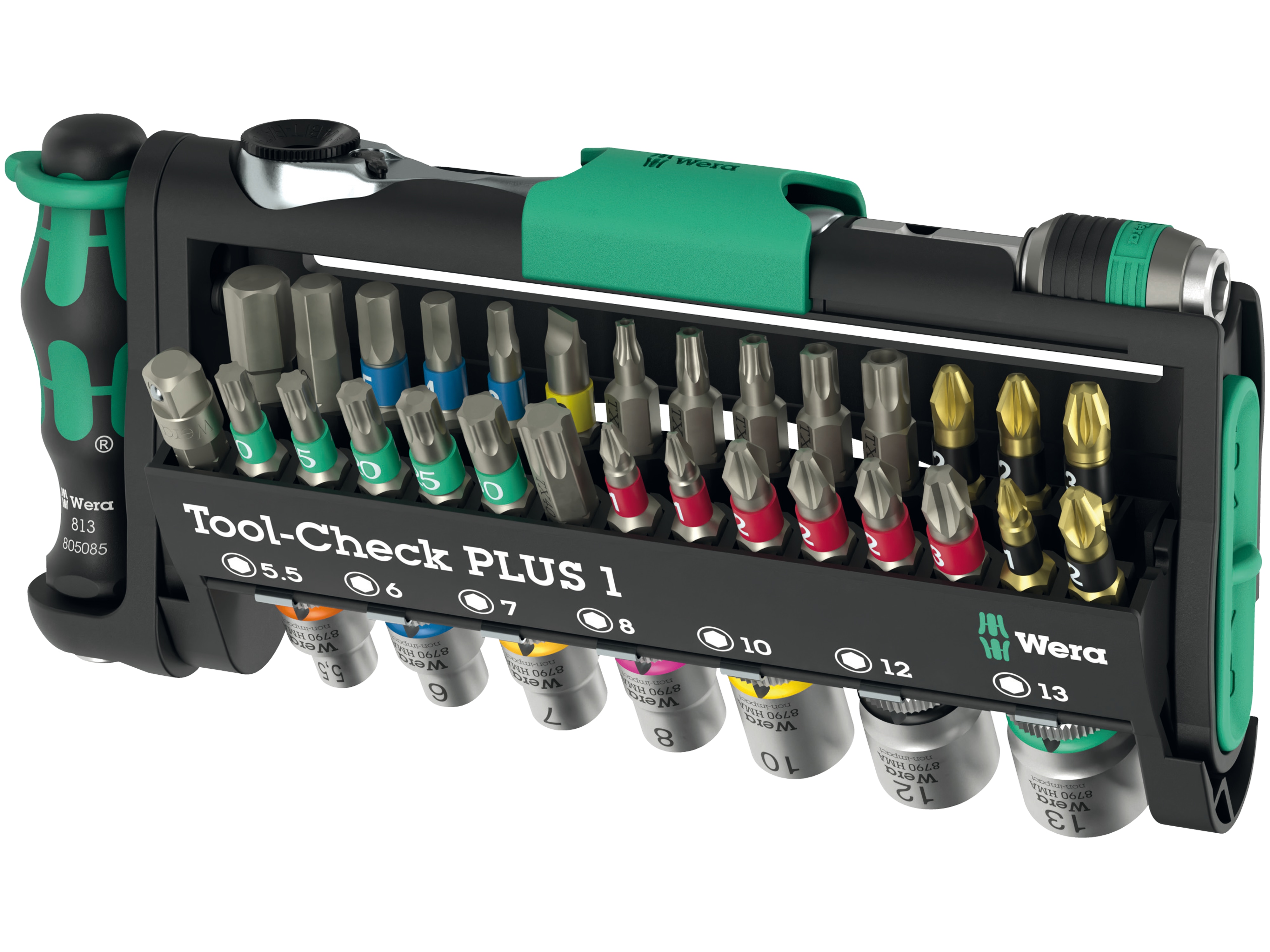 WERA Bit-Set, Tool-Check PLUS 1, 05049055001, 39-teilig WERA Bit-Set, Tool-Check PLUS 1, 05049055001, 39-teilig